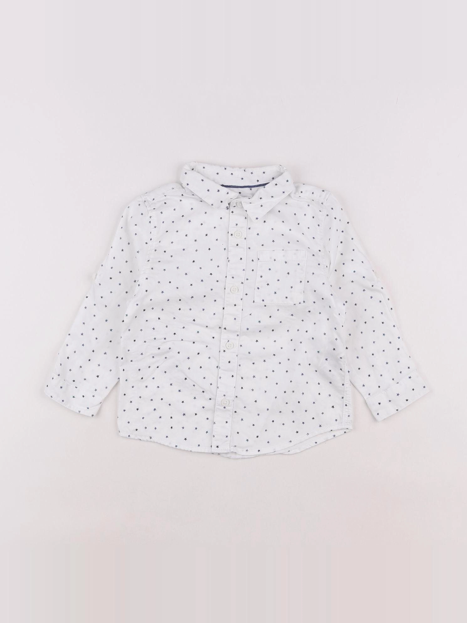 Zara - chemise blanc - 9/12 mois