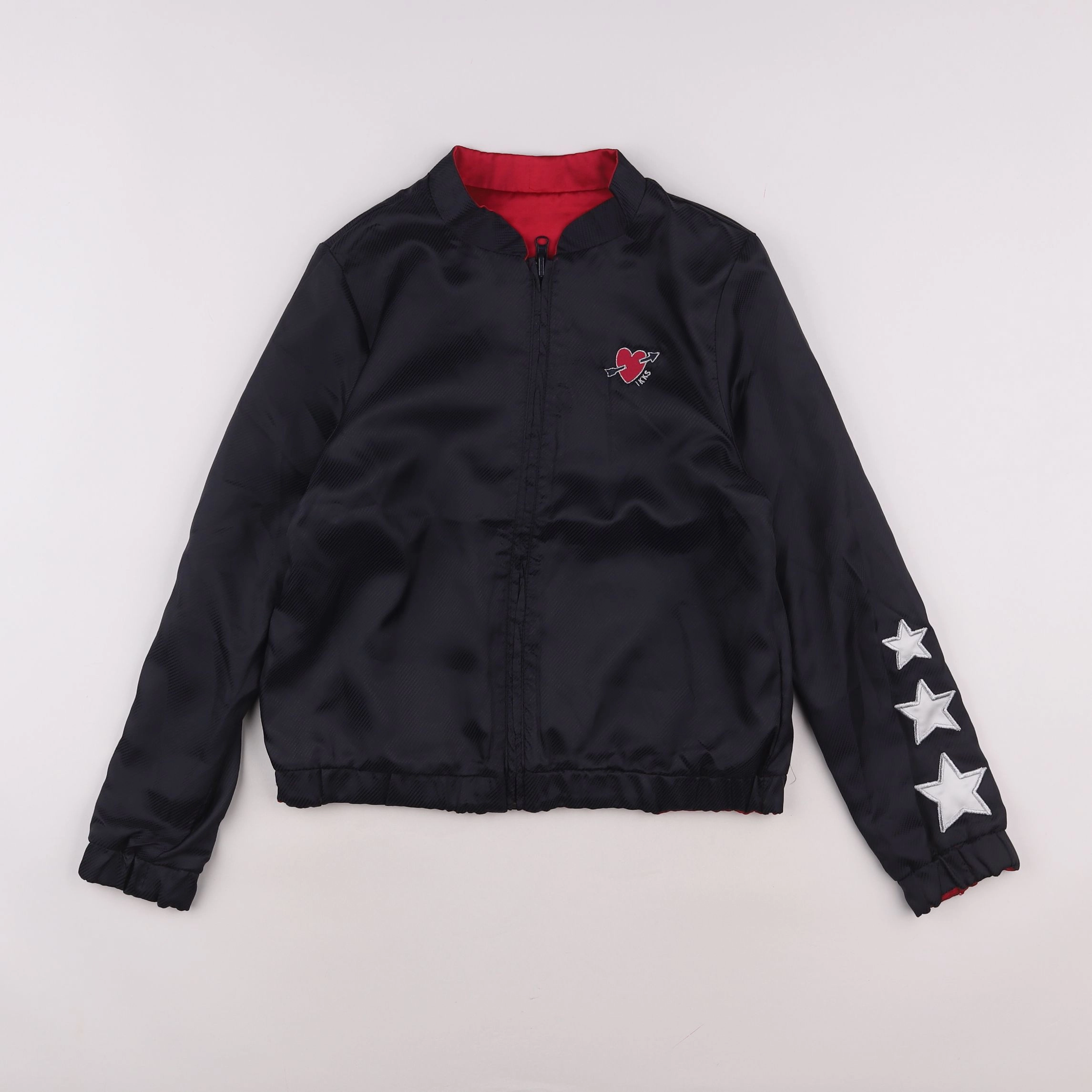 IKKS - veste réversible bleu, rose - 12 ans