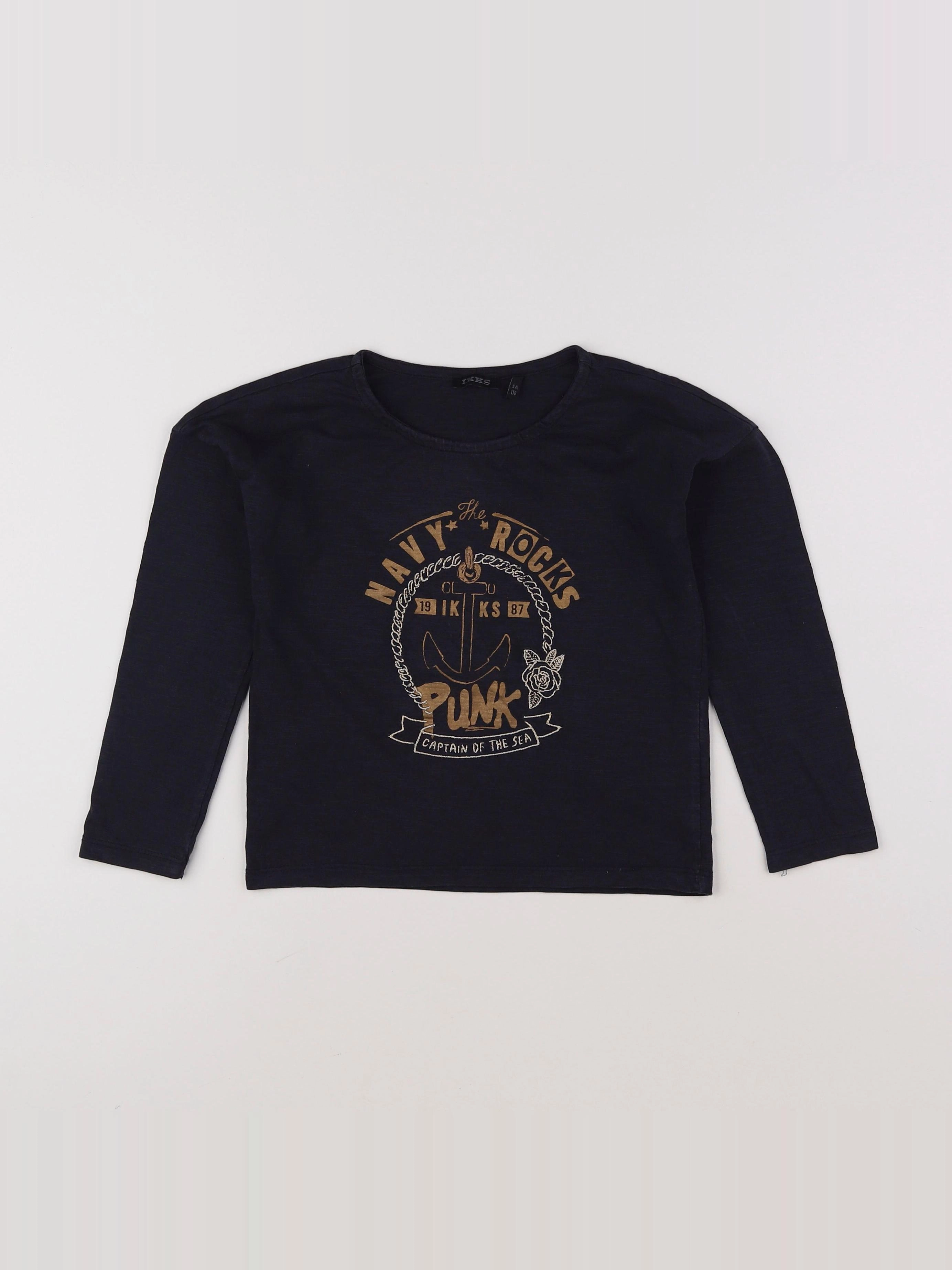 IKKS - tee-shirt bleu - 5 ans