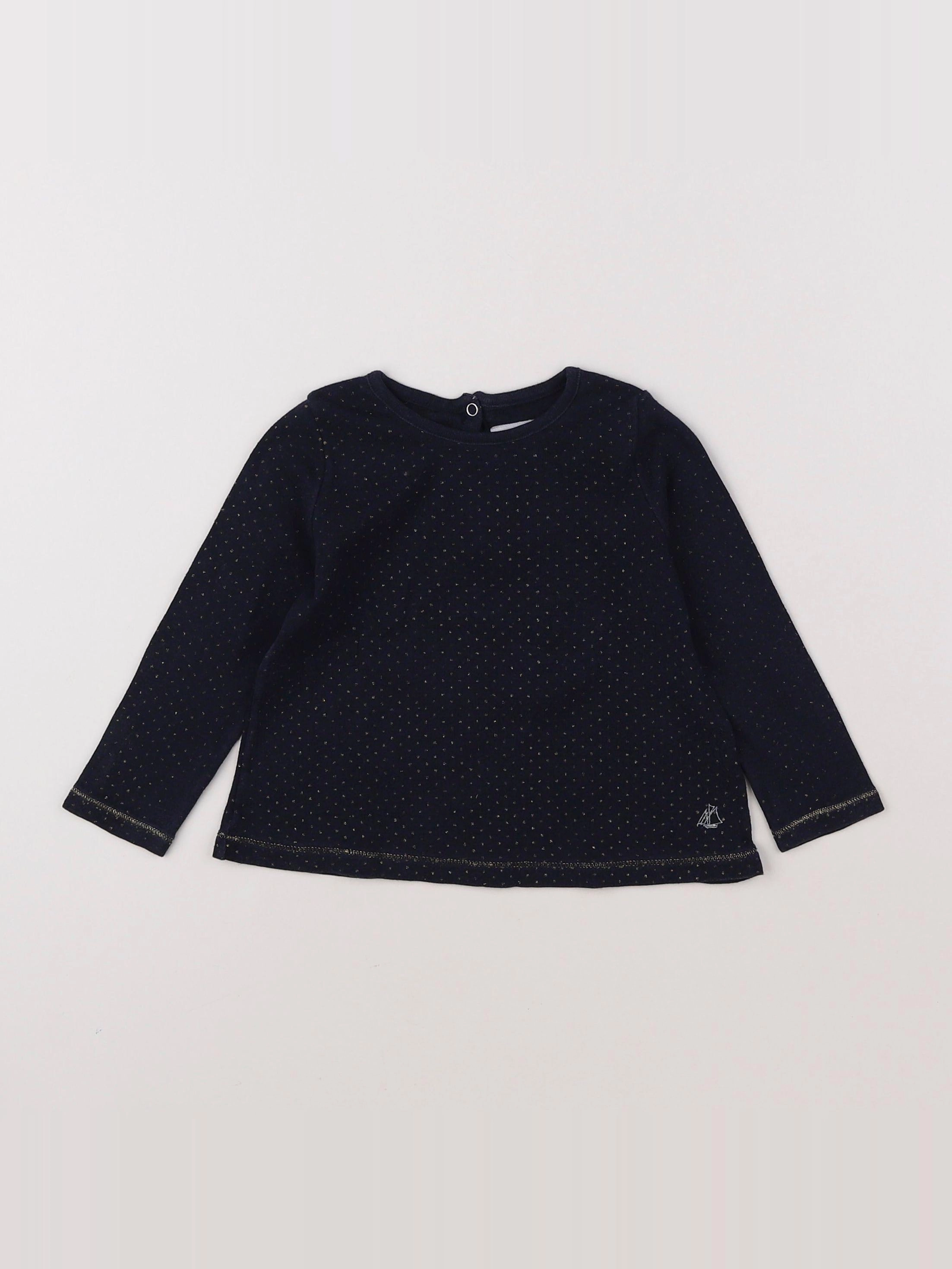 Petit Bateau - tee-shirt bleu - 18 mois