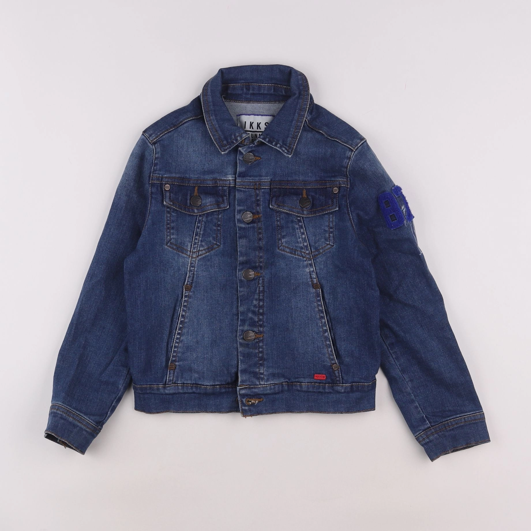 IKKS - veste bleu - 6 ans