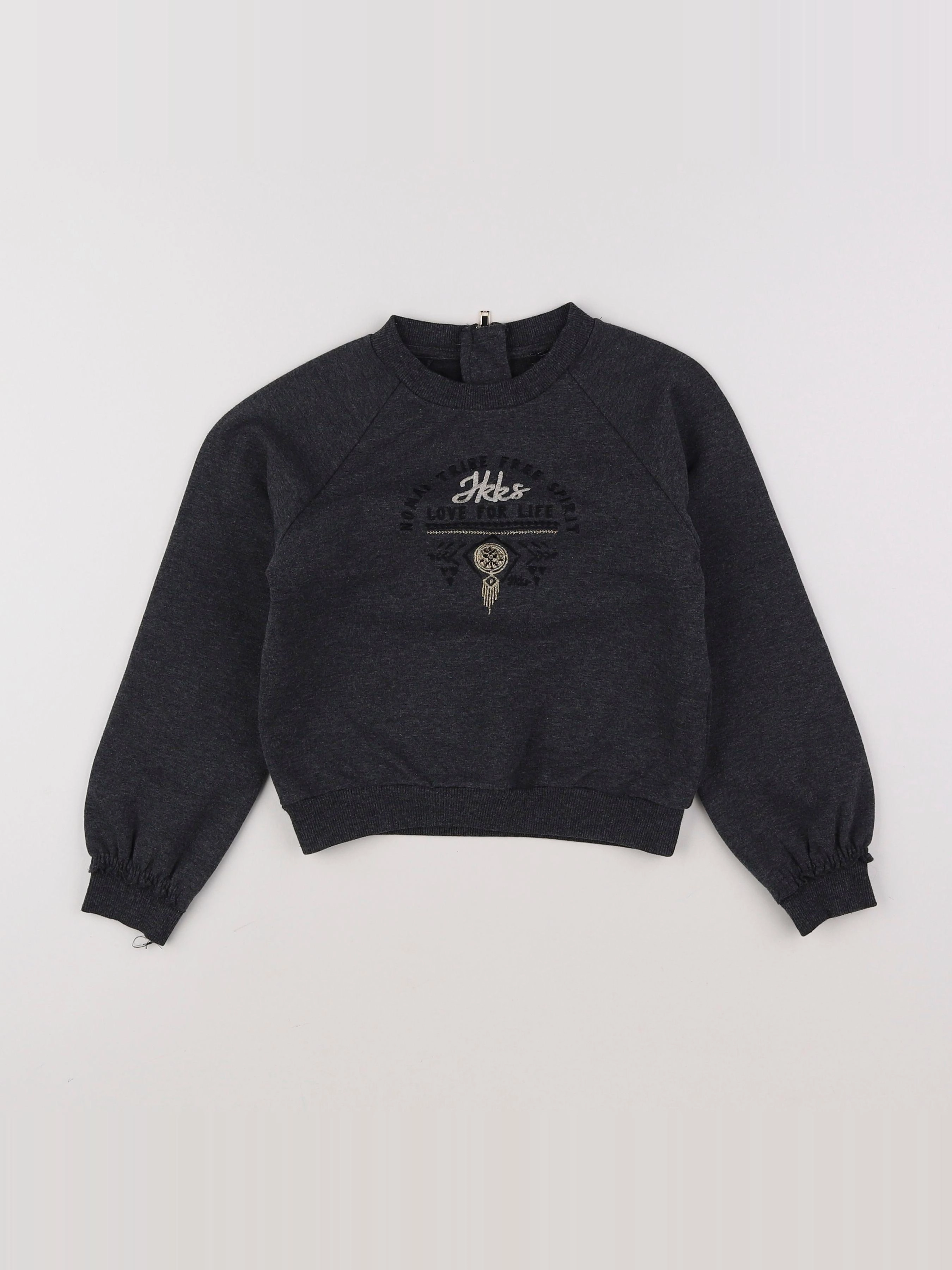 IKKS - sweat gris - 6 ans
