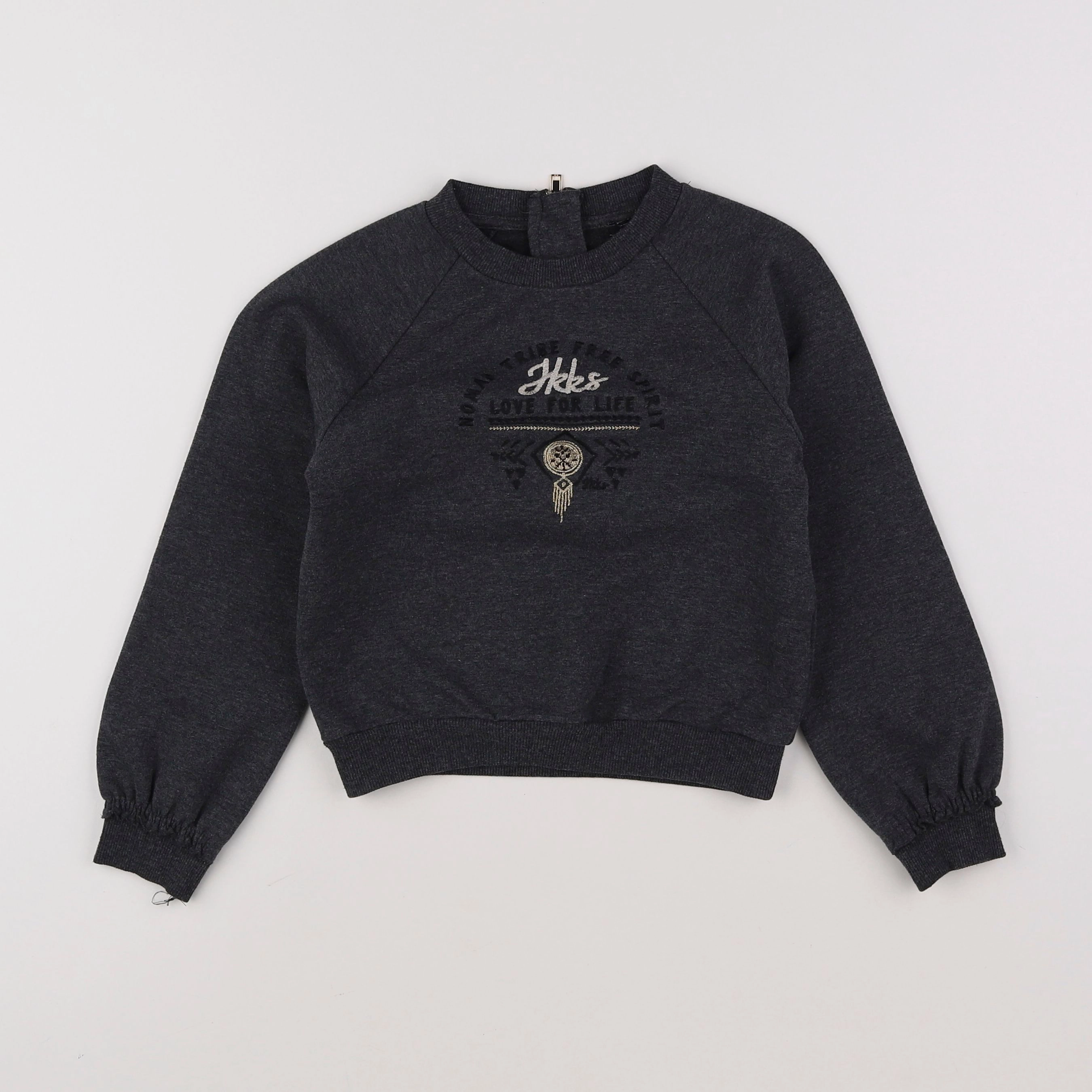 IKKS - sweat gris - 6 ans