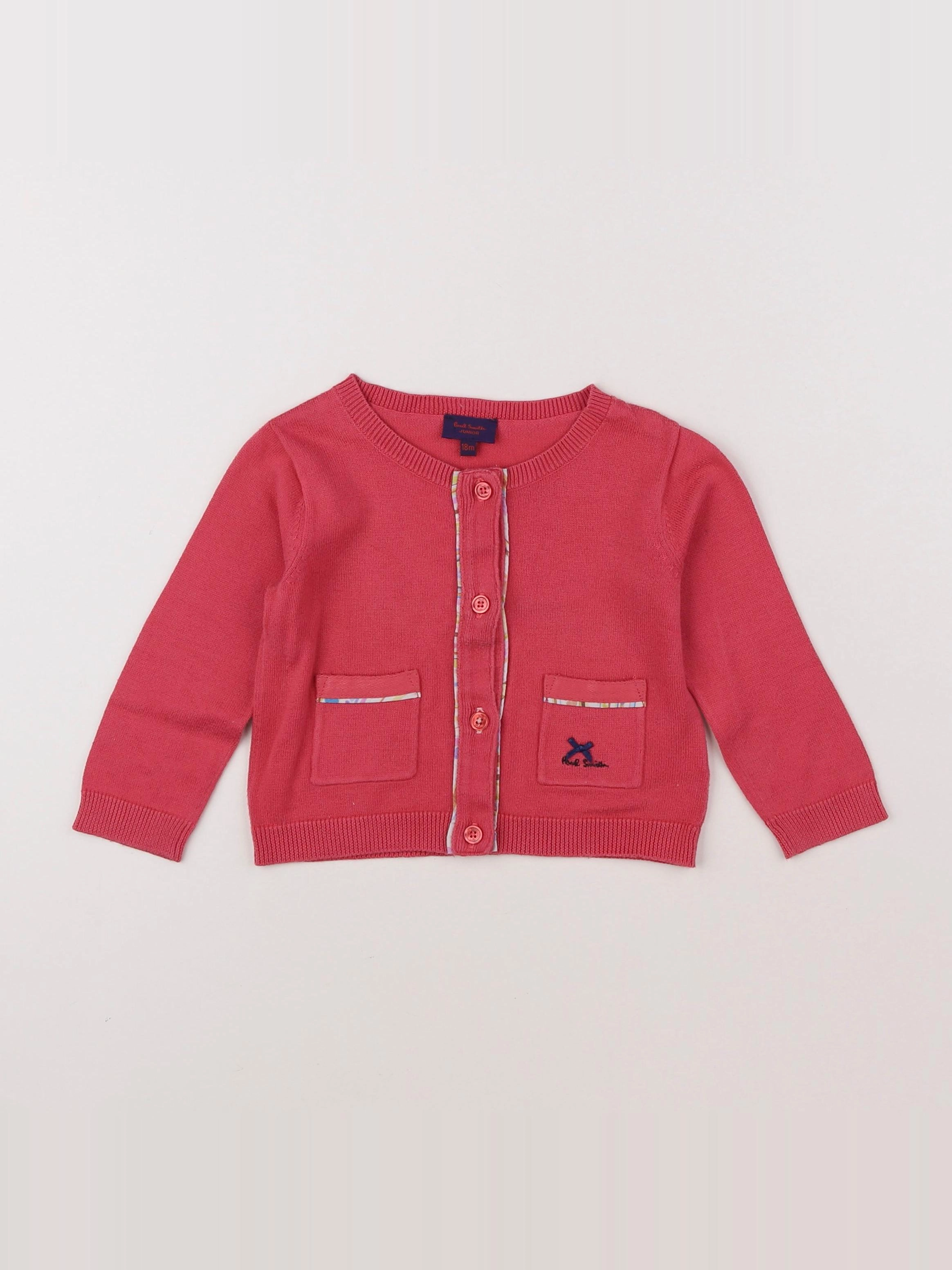Paul Smith - gilet rose - 18 mois