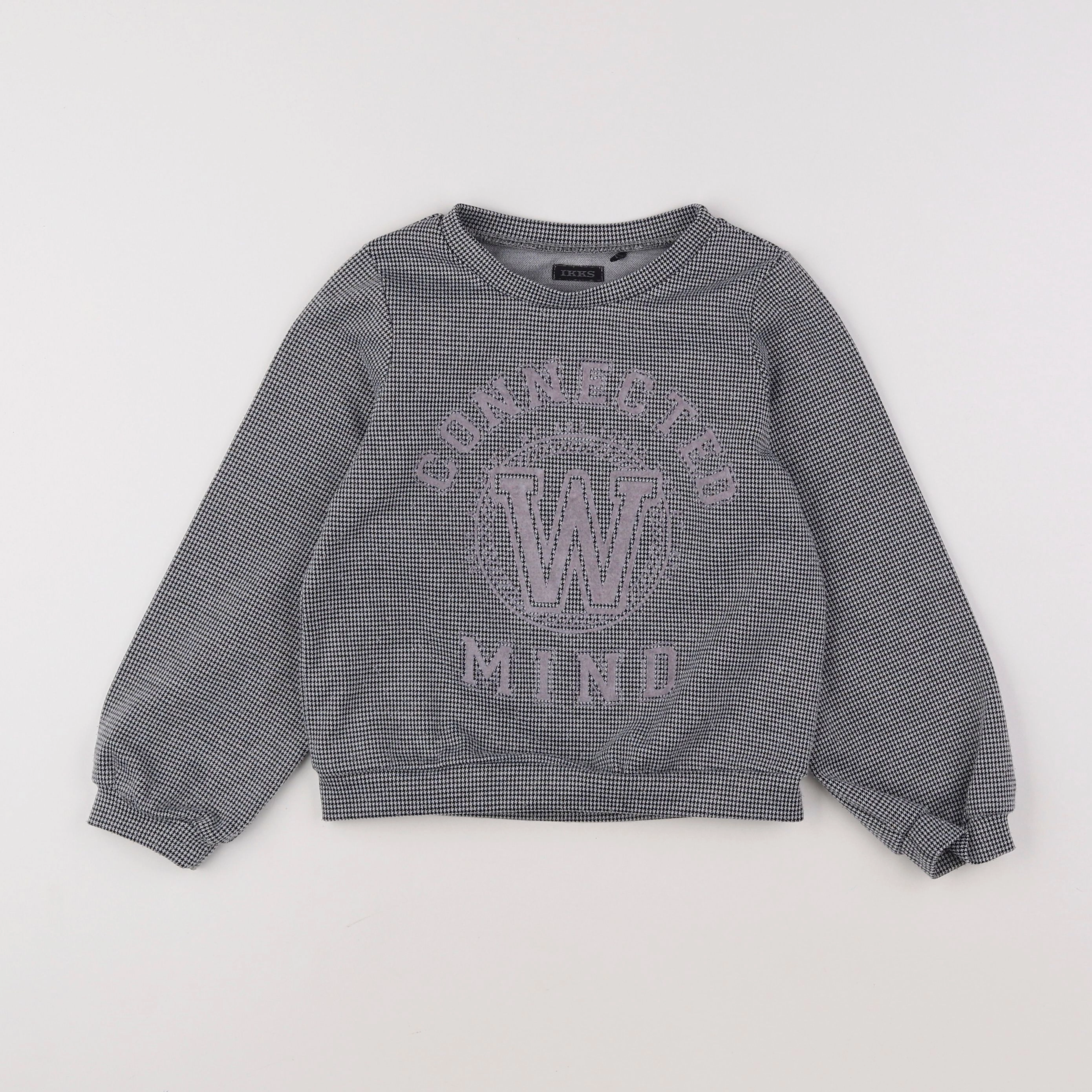 IKKS - sweat gris - 6 ans