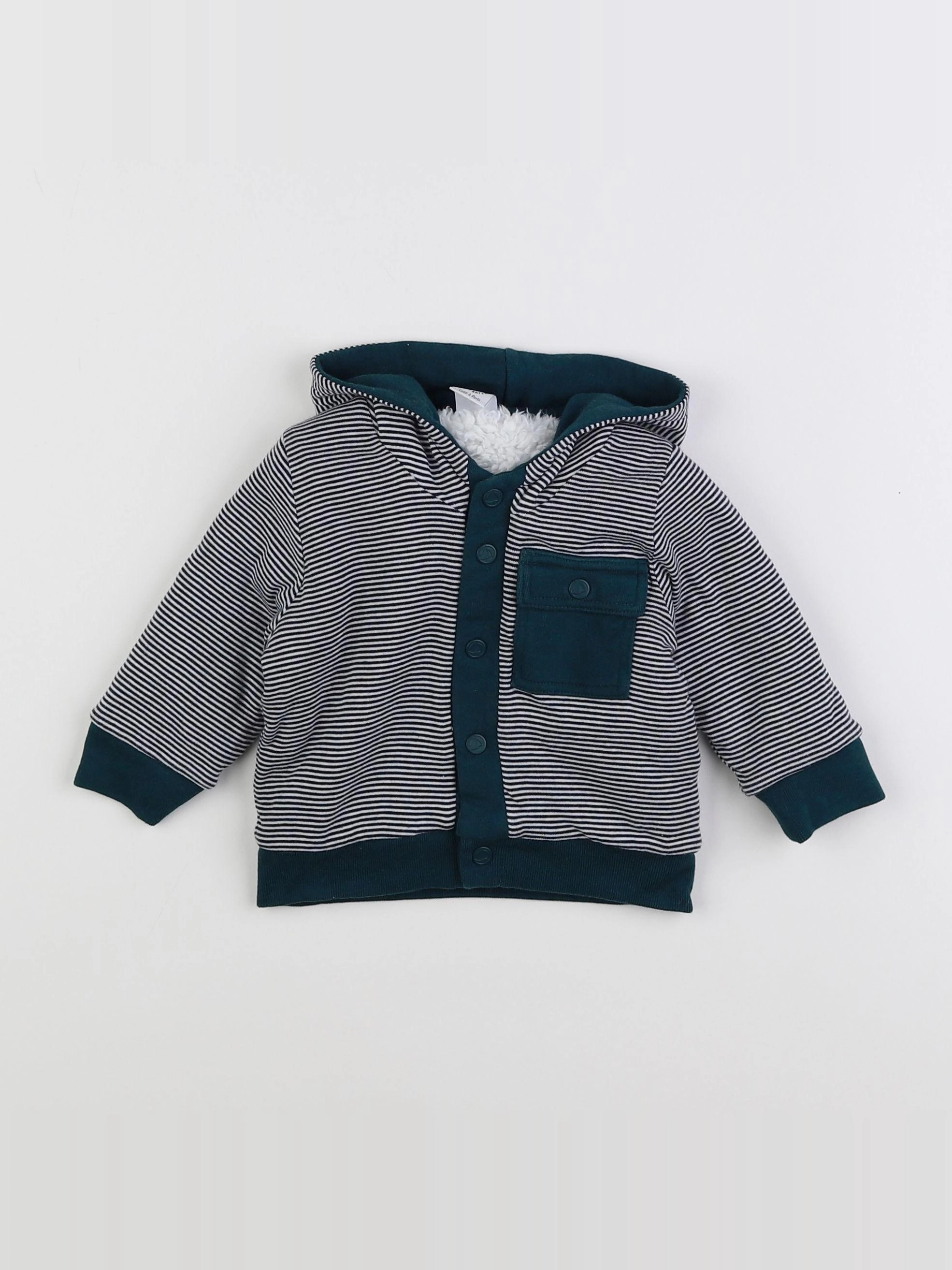 Petit Bateau - sweat multicolore - 6 mois