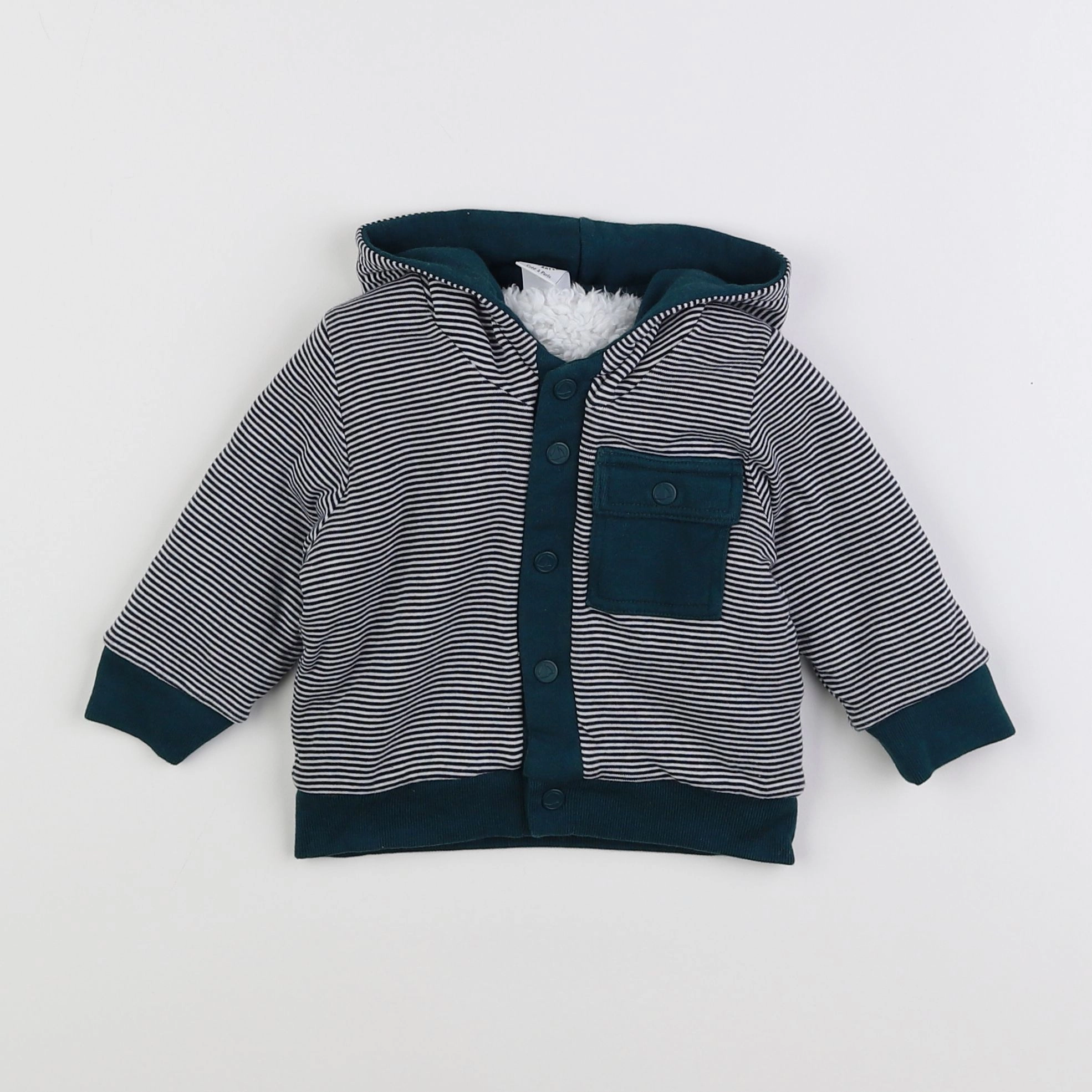 Petit Bateau - sweat multicolore - 6 mois