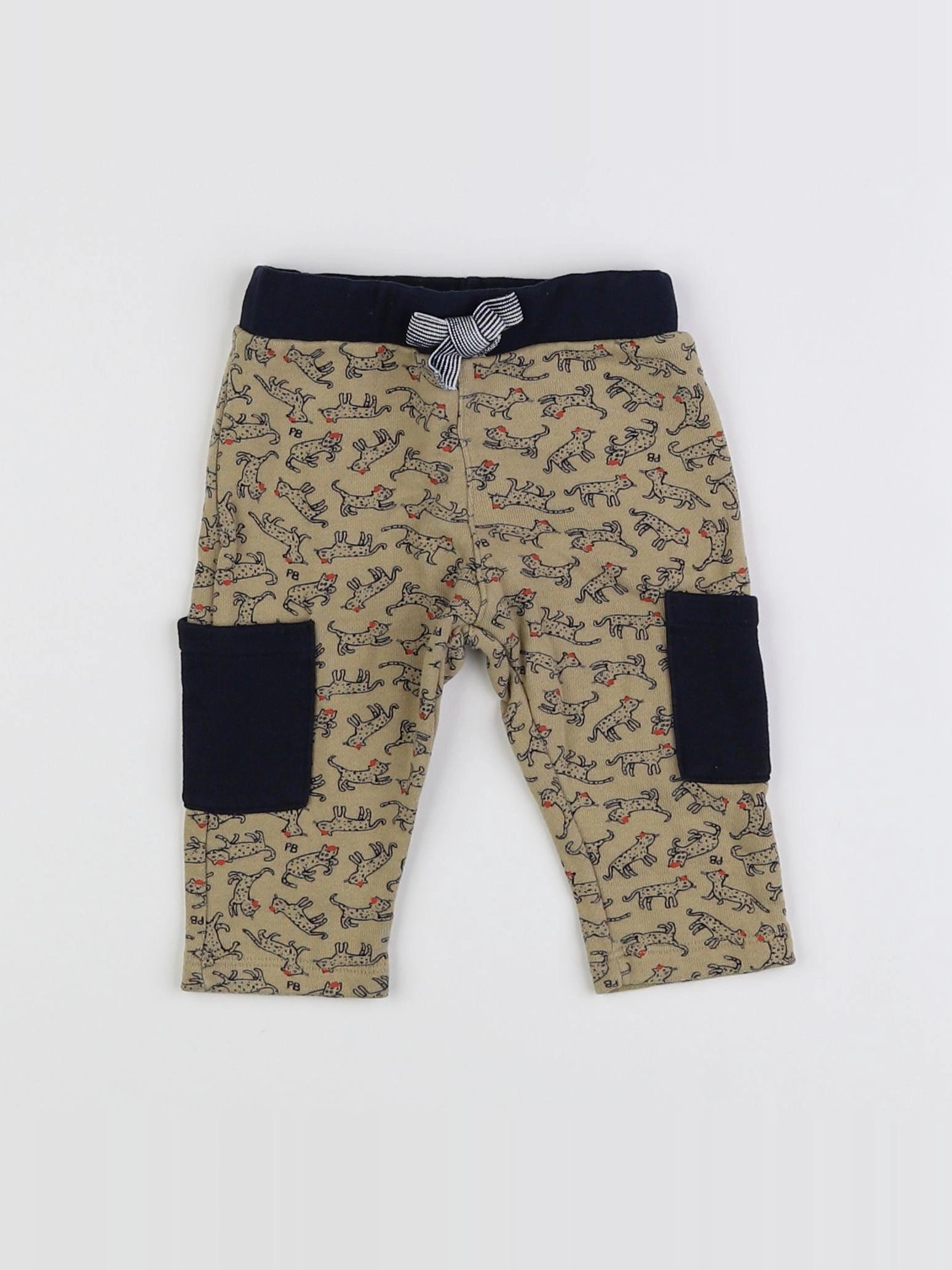 Petit Bateau - jogging beige - 6 mois