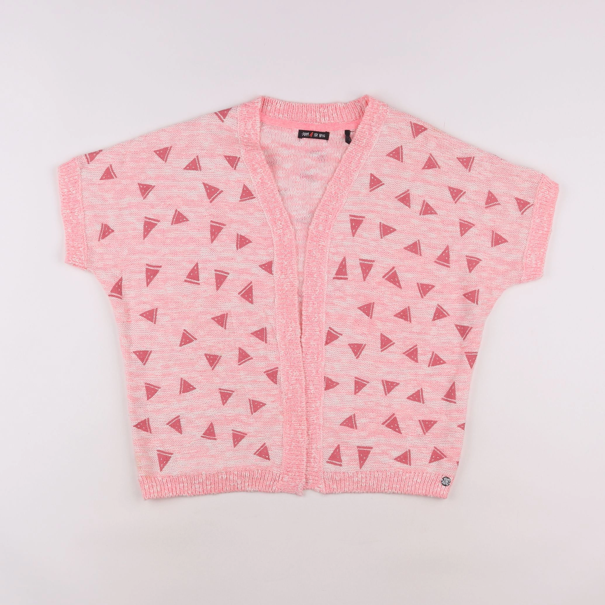 IKKS - gilet rose - 8 ans