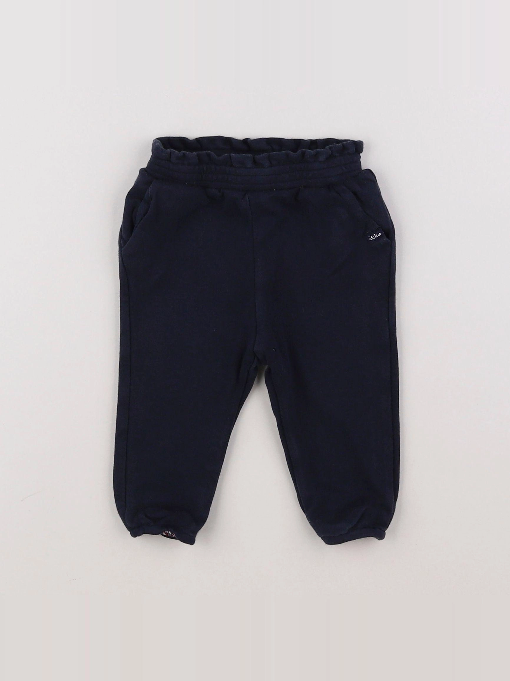 IKKS - pantalon bleu - 6 mois