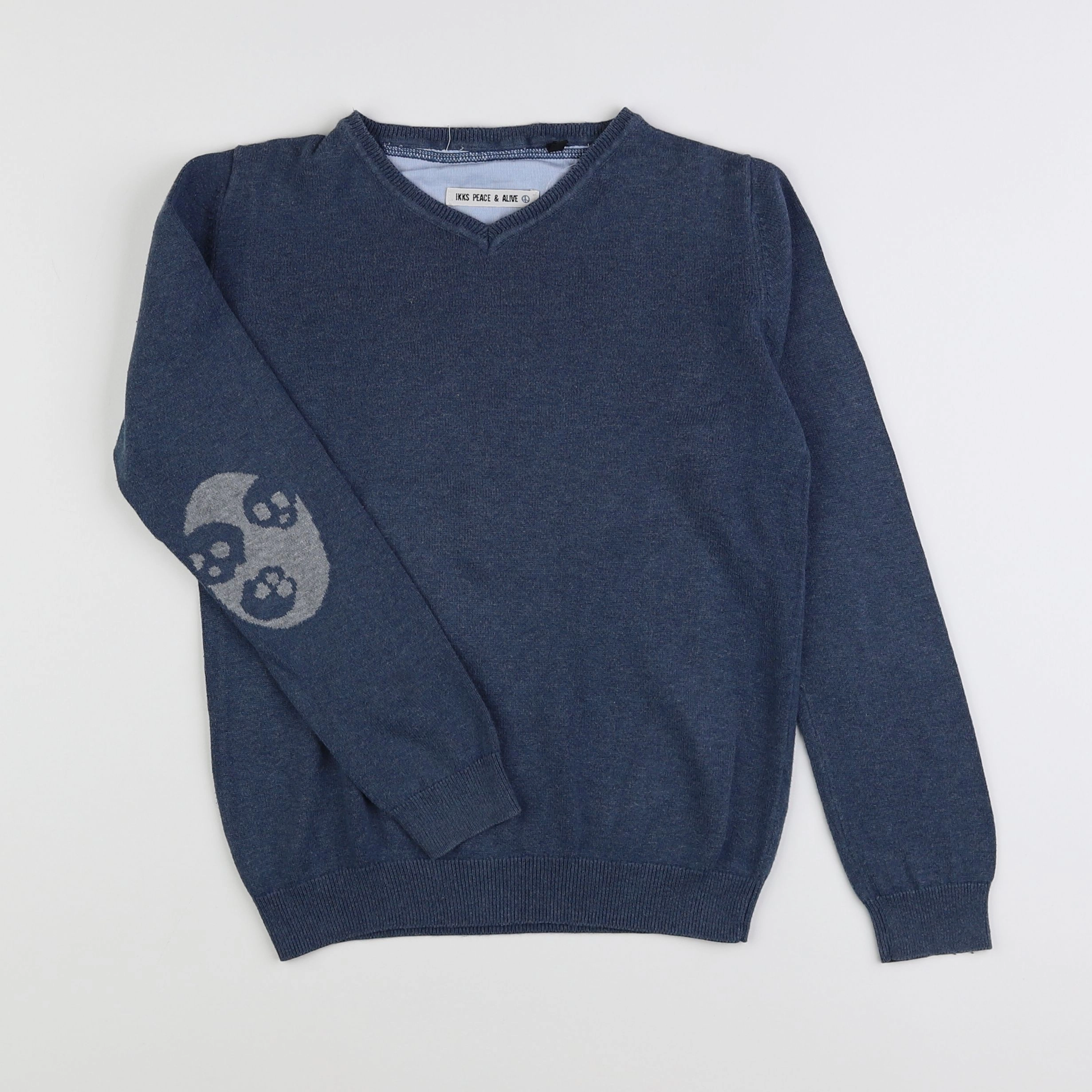 IKKS - pull bleu - 10 ans