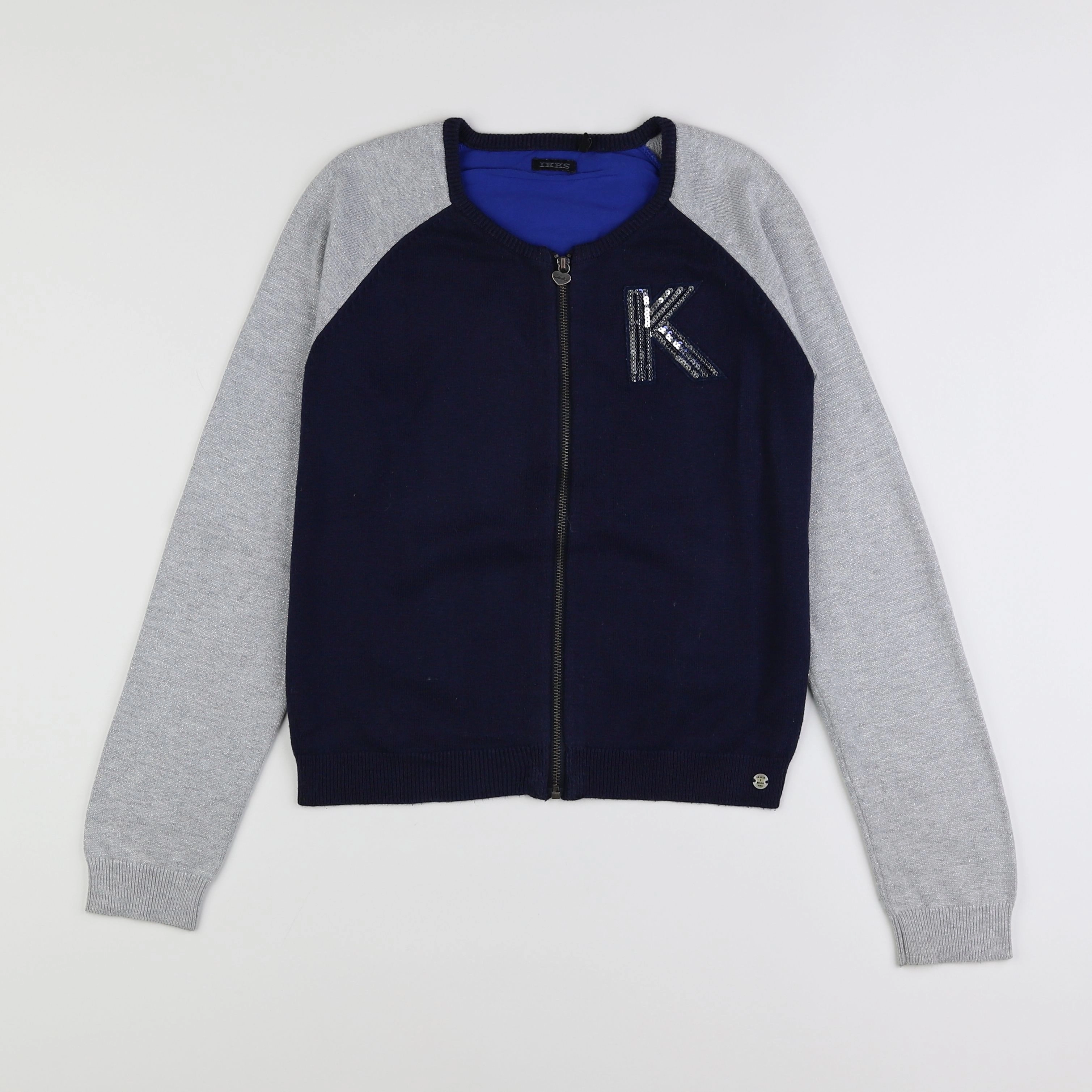 IKKS - gilet bleu - 12 ans
