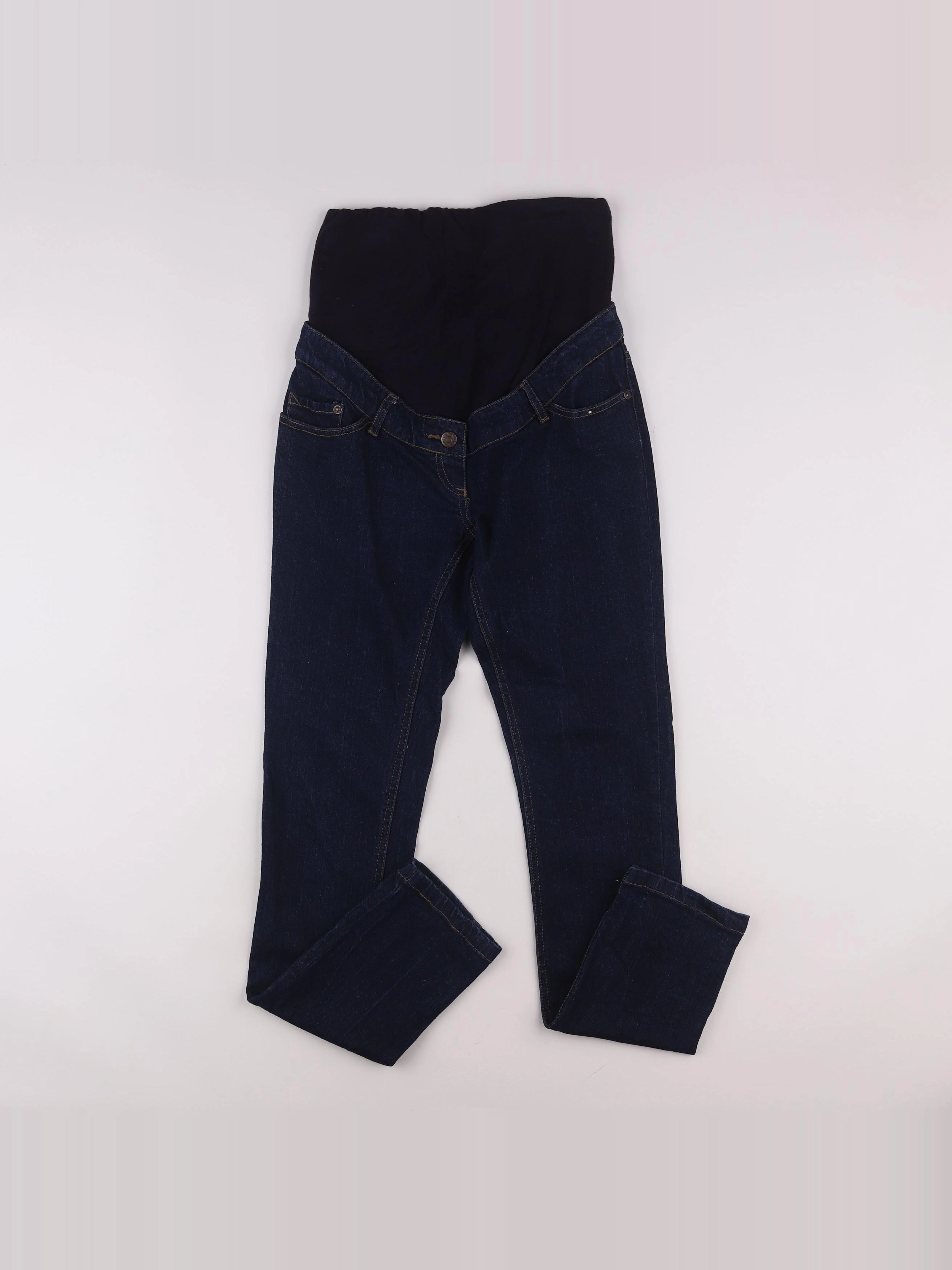 Vertbaudet - jean grossesse bleu - 34