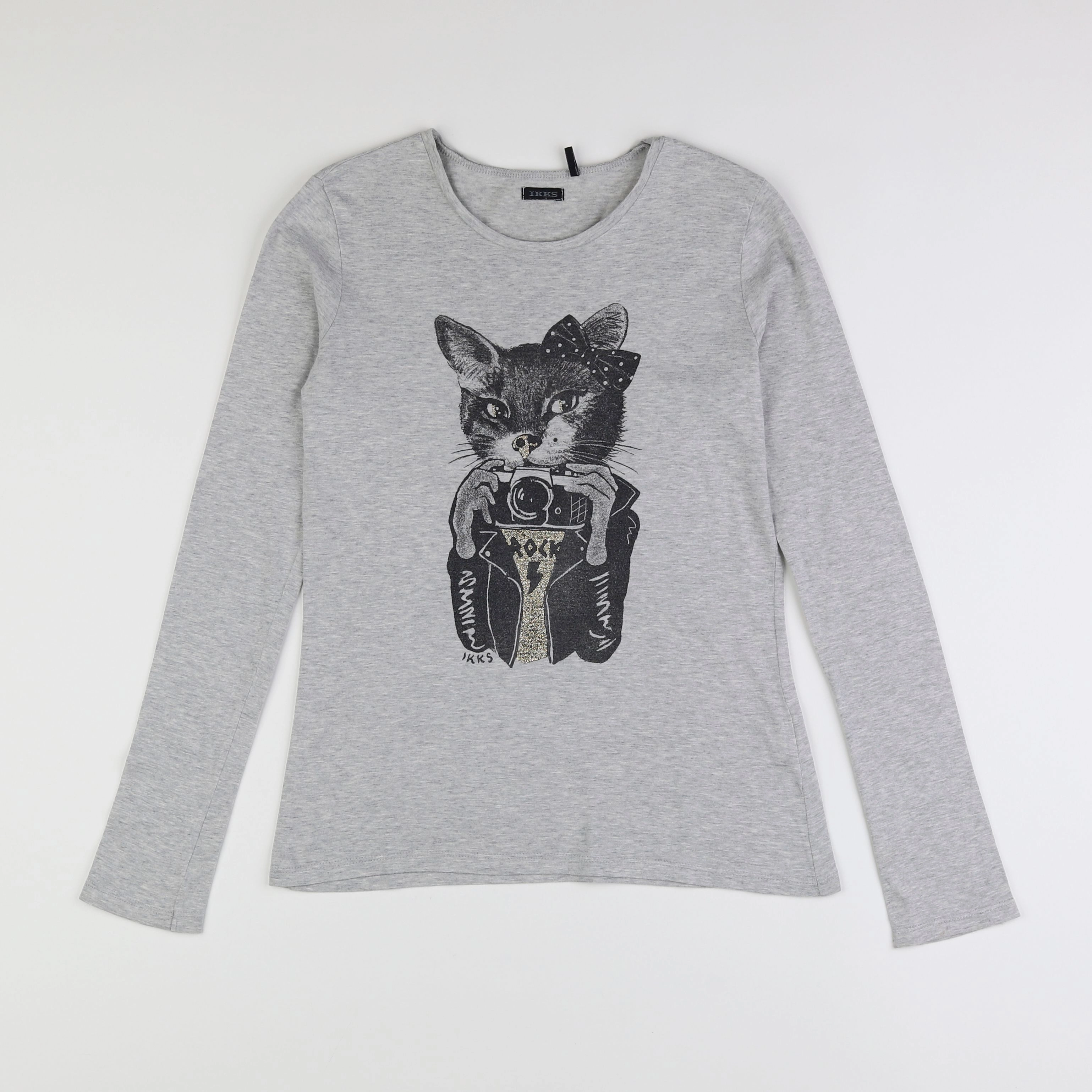 IKKS - tee-shirt gris - 12 ans