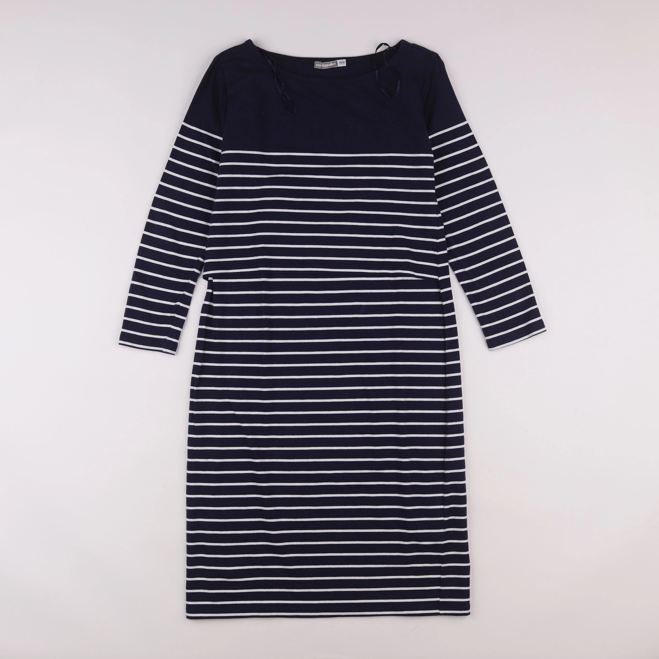 Vertbaudet - robe grossesse blanc, bleu - 34 à 36
