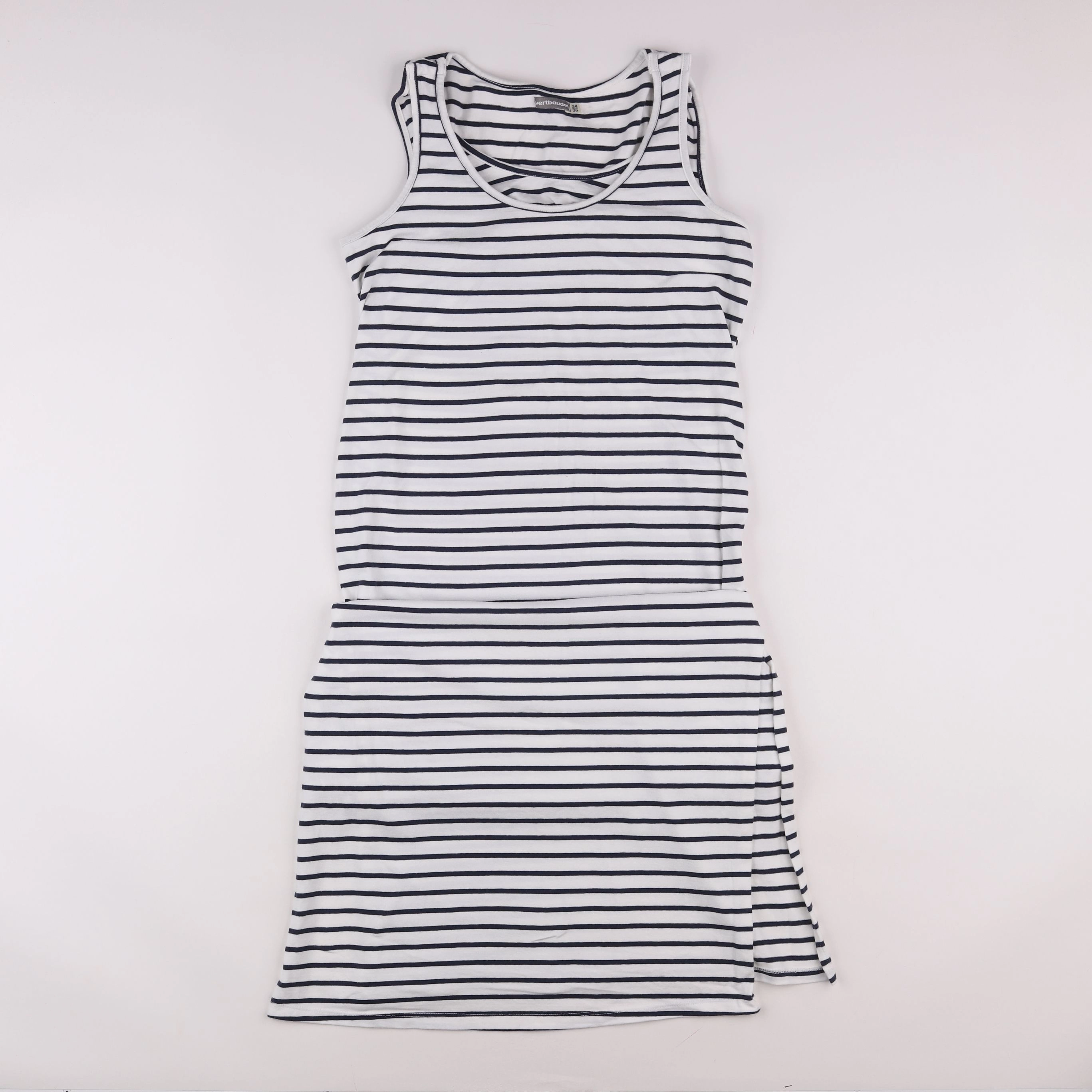 Vertbaudet - robe grossesse blanc, bleu - 34 à 36