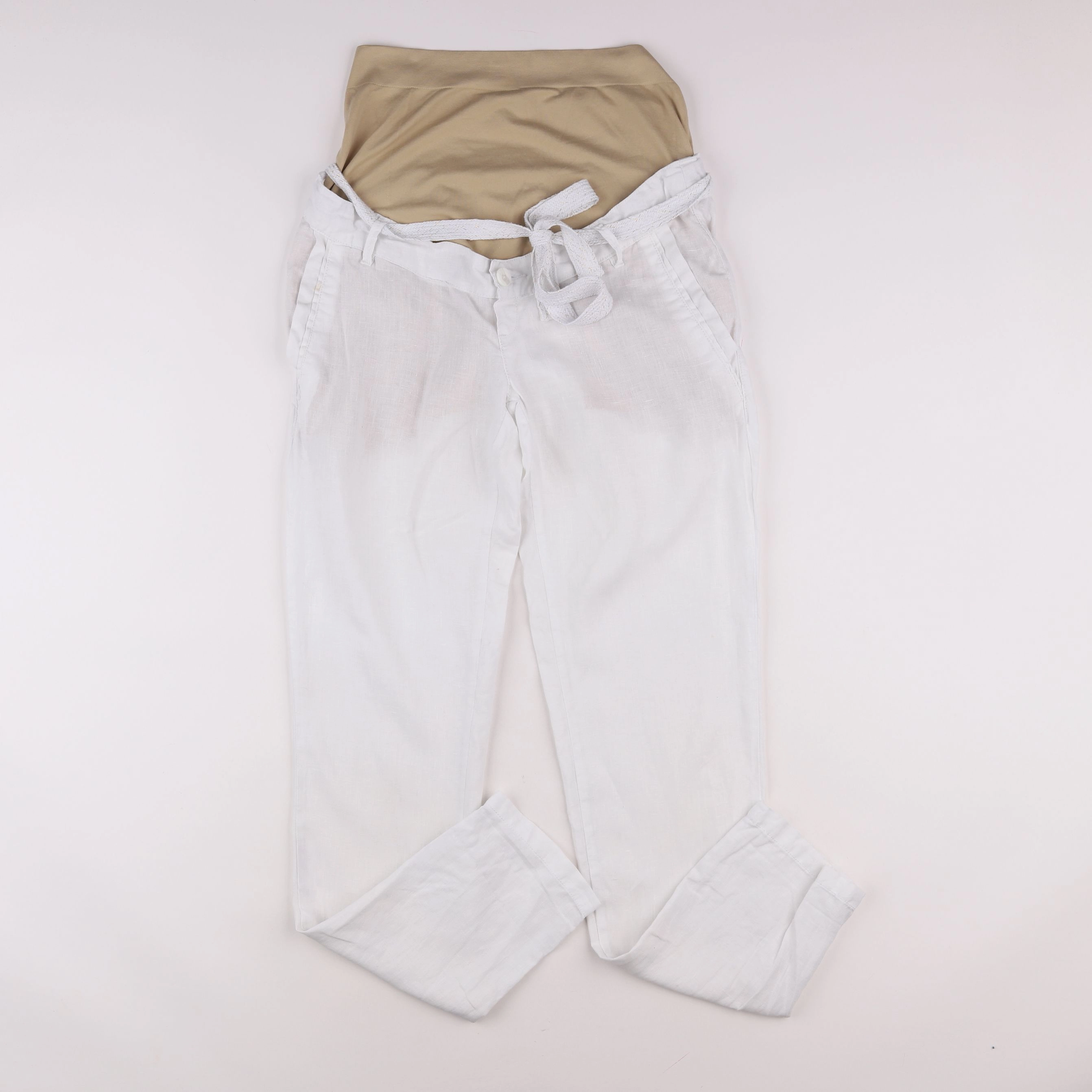 Vertbaudet - pantalon grossesse blanc - 34
