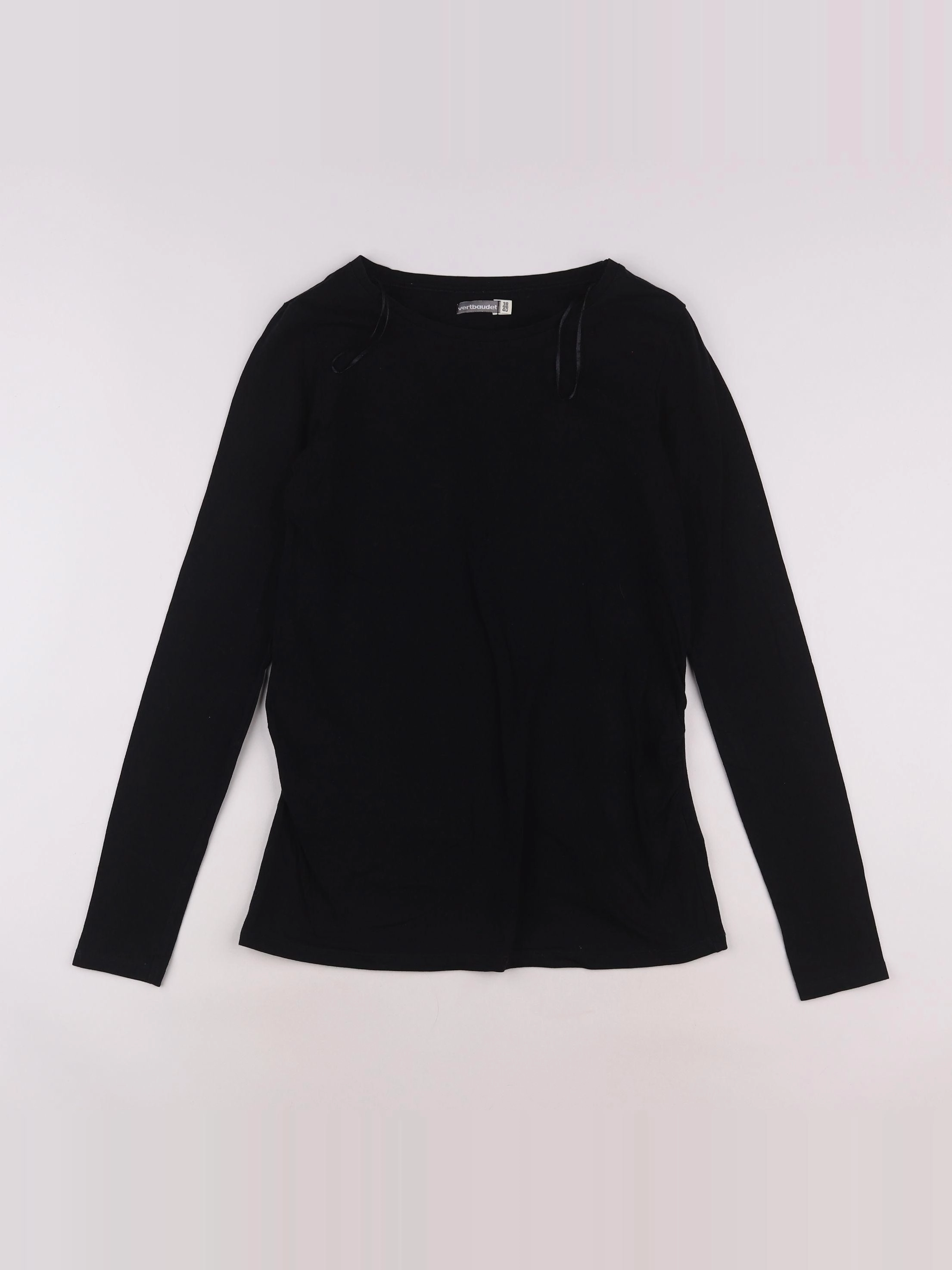 Vertbaudet - tee-shirt grossesse noir - 38 à 40