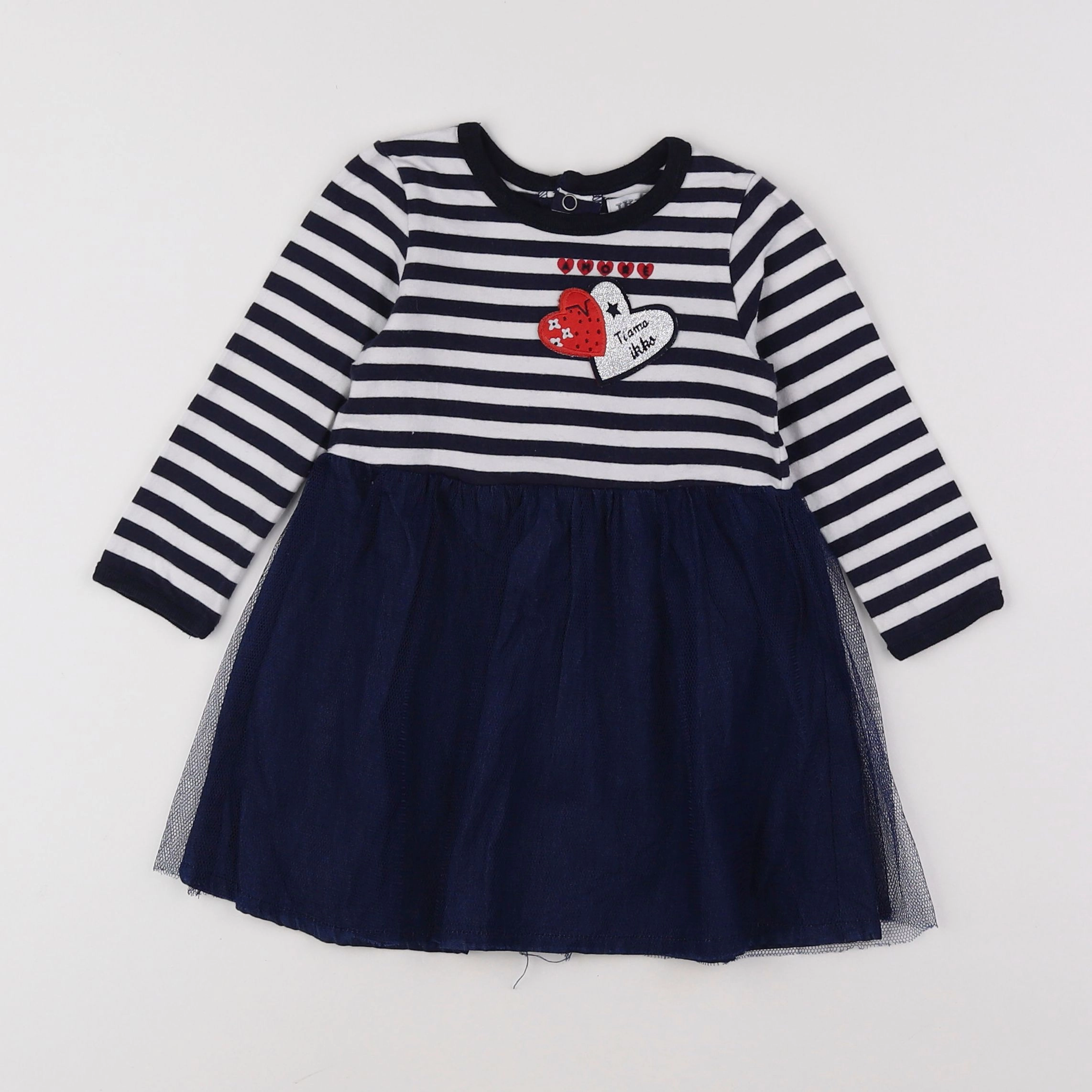 IKKS - robe bleu - 18 mois
