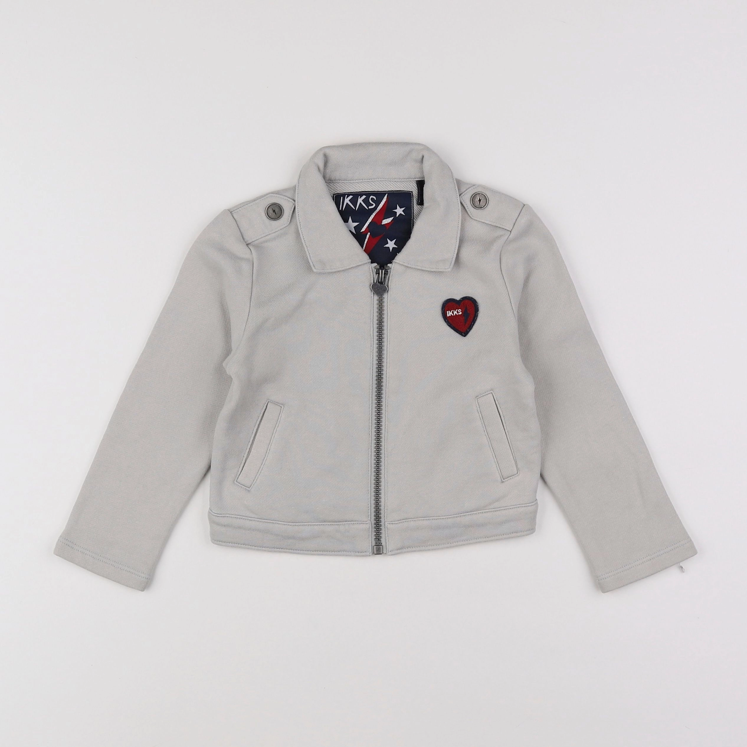 IKKS - veste gris - 3 ans