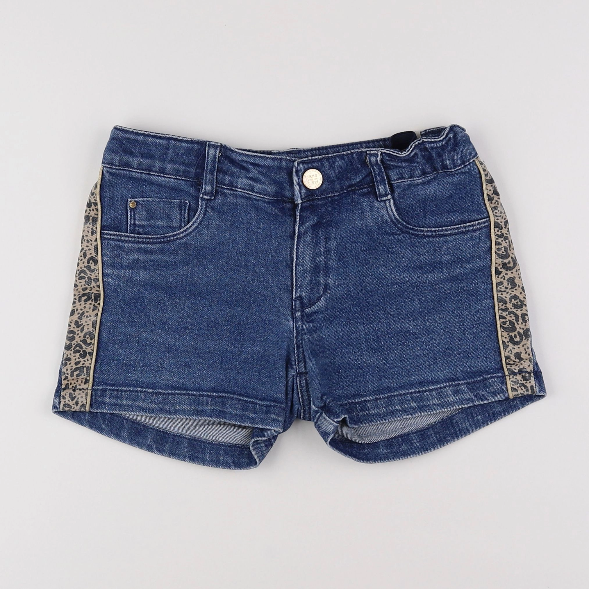 IKKS - short bleu - 10 ans