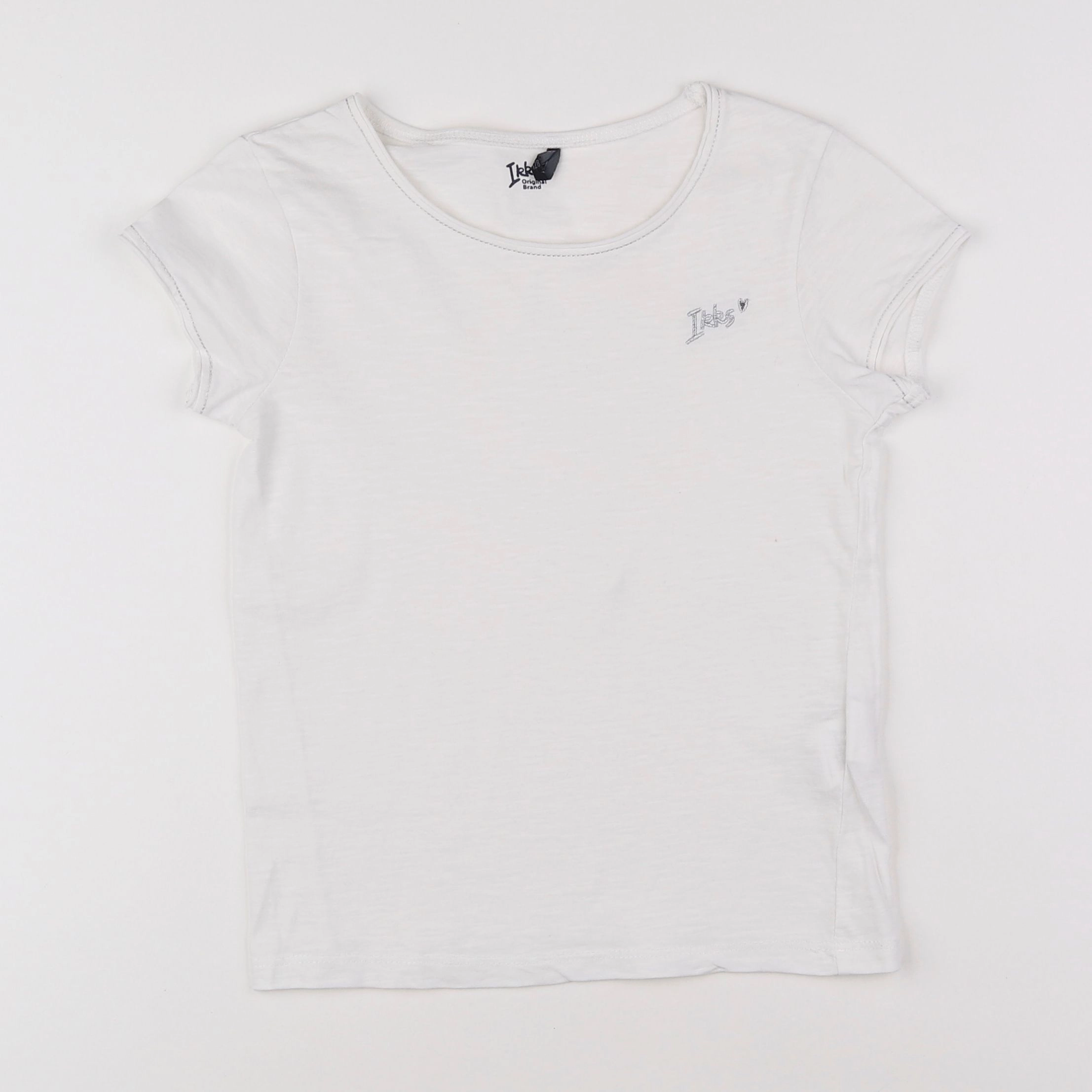 IKKS - tee-shirt blanc - 8 ans