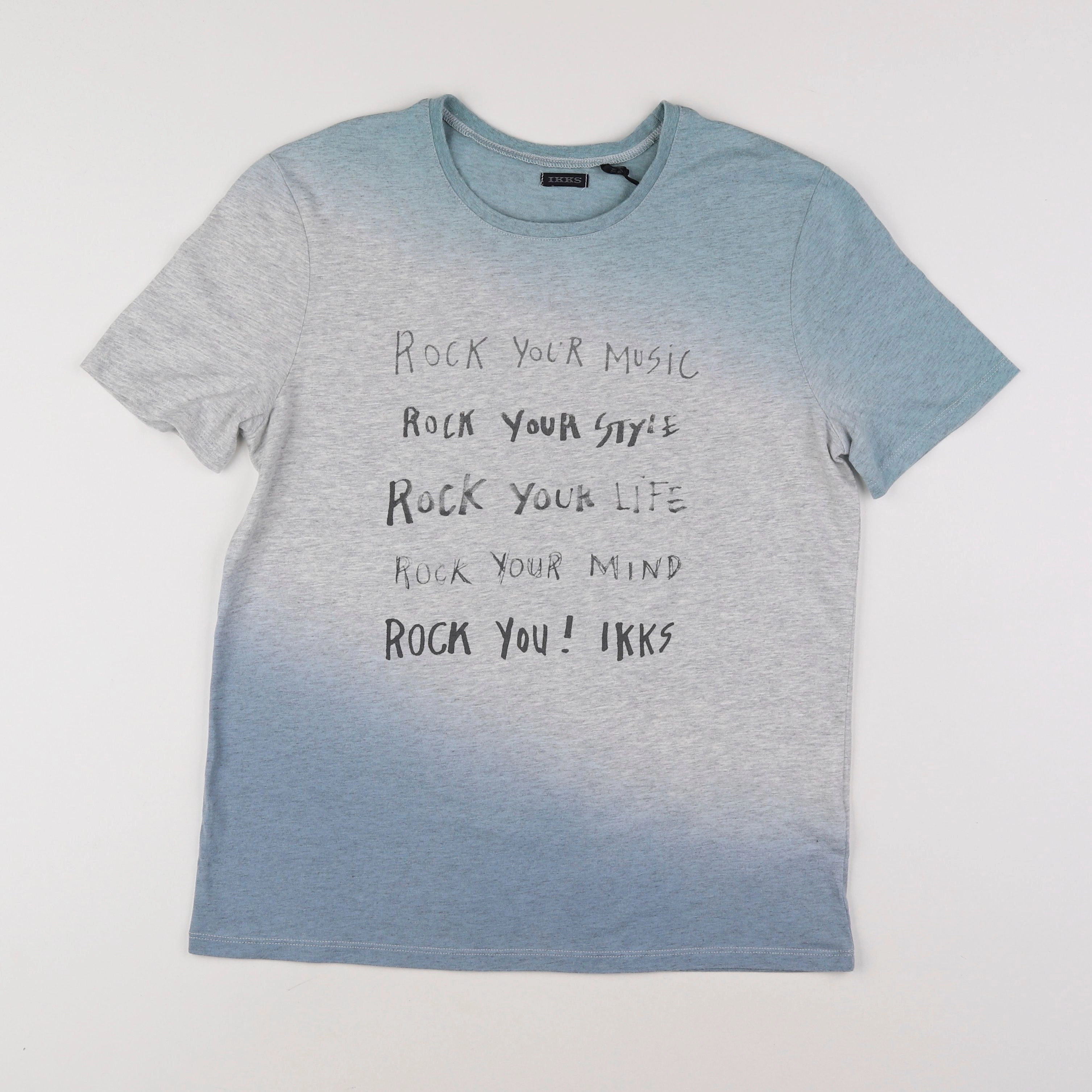 IKKS - tee-shirt bleu - 14 ans