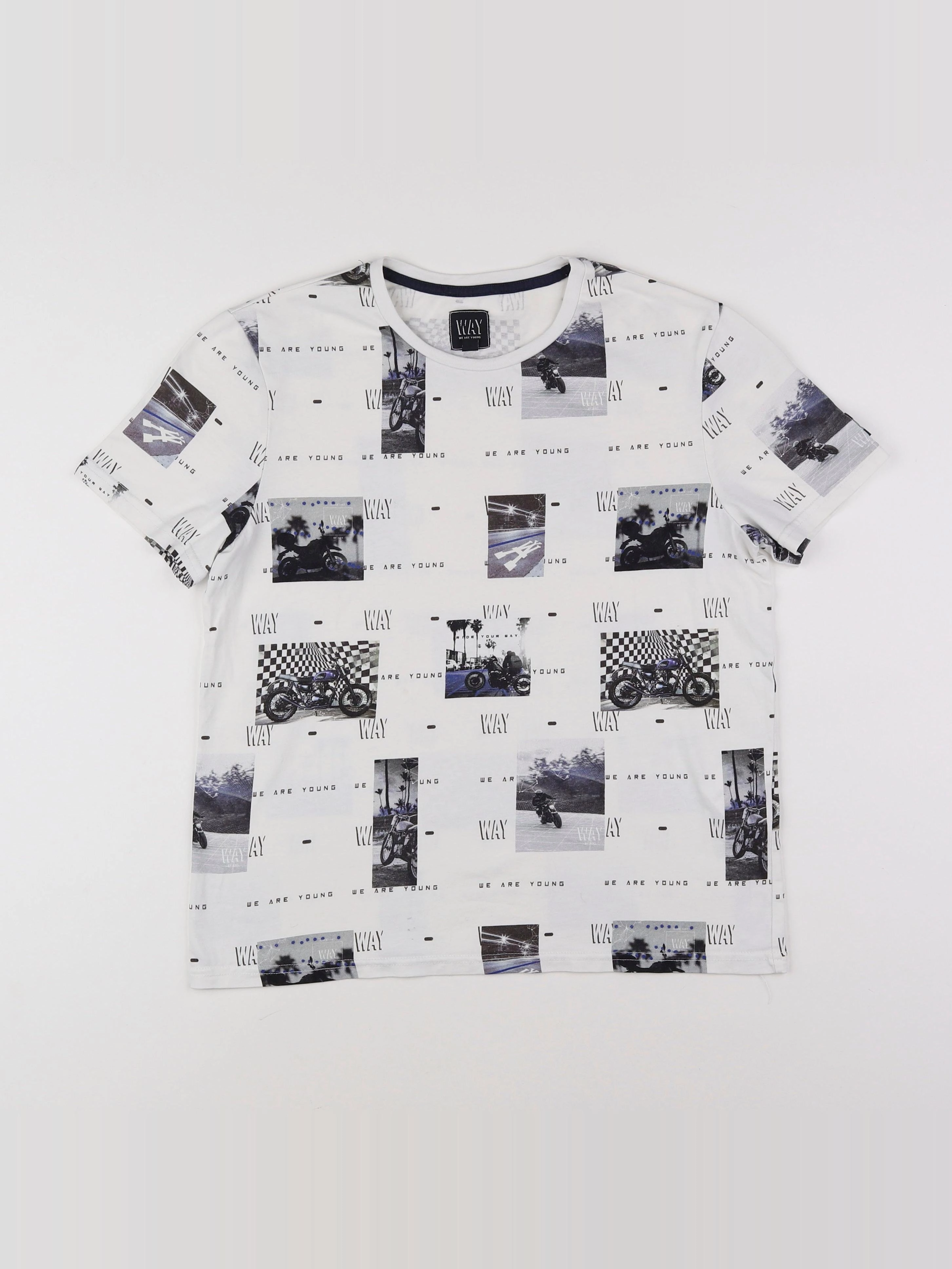 IKKS - tee-shirt blanc - 14 ans