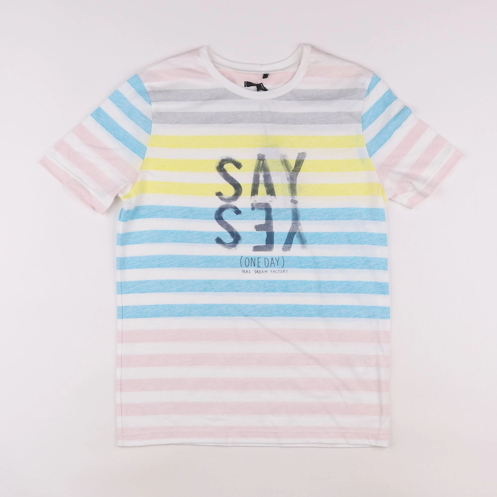 IKKS - tee-shirt vert, multicolore - 14 ans