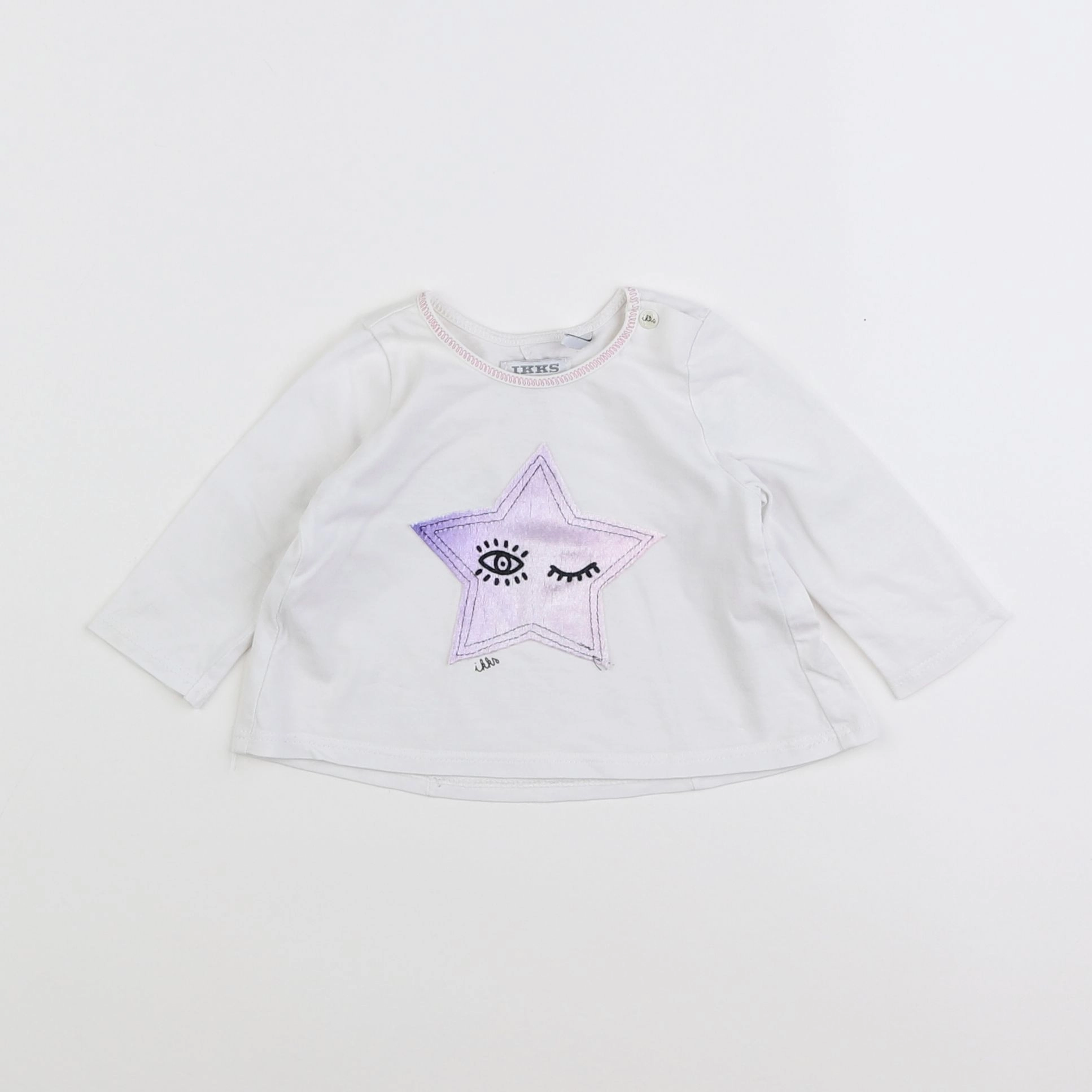 IKKS - tee-shirt blanc - 3 mois