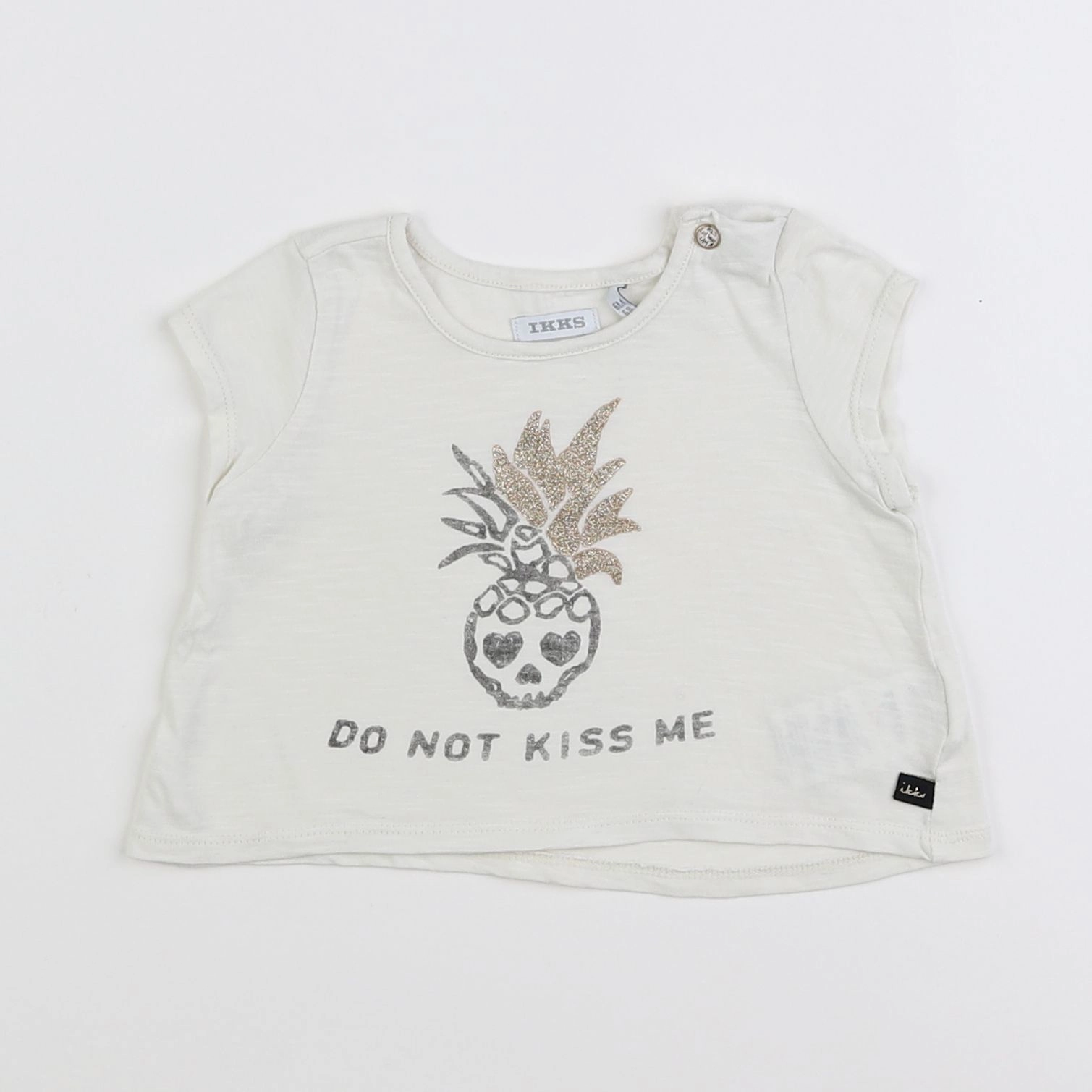 IKKS - tee-shirt beige - 6 mois