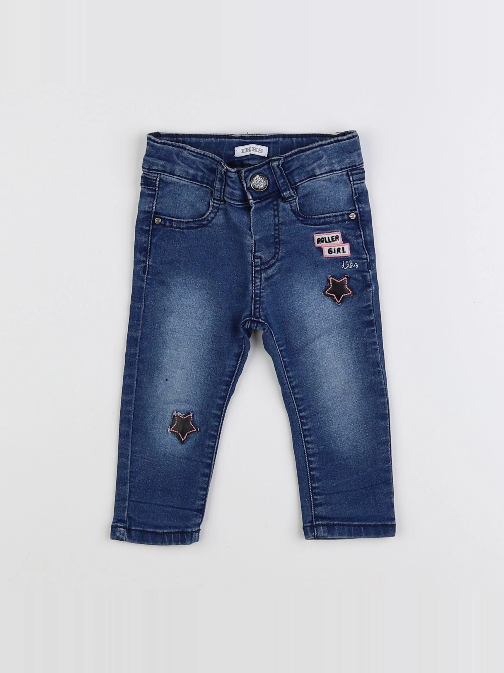 IKKS - jean bleu - 6 mois