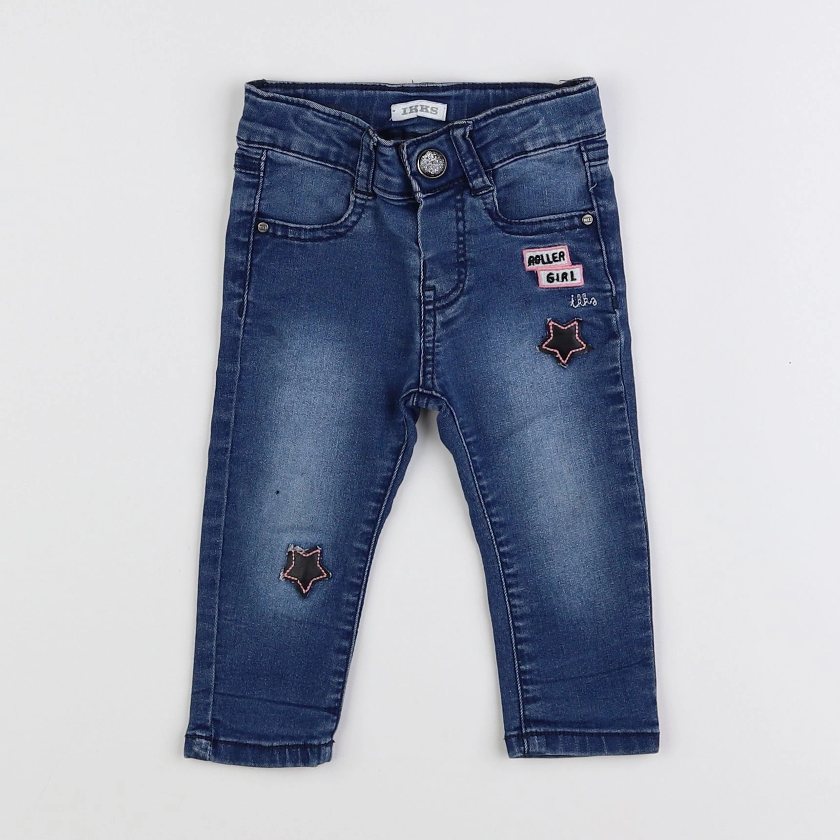 IKKS - jean bleu - 6 mois