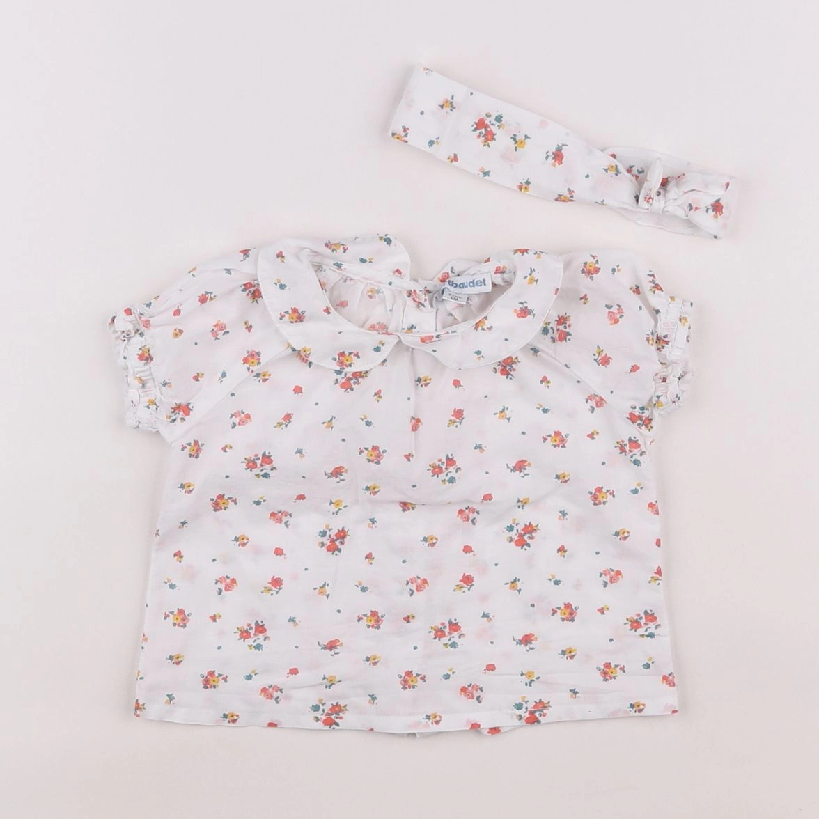 Vertbaudet - blouse blanc - 6 mois