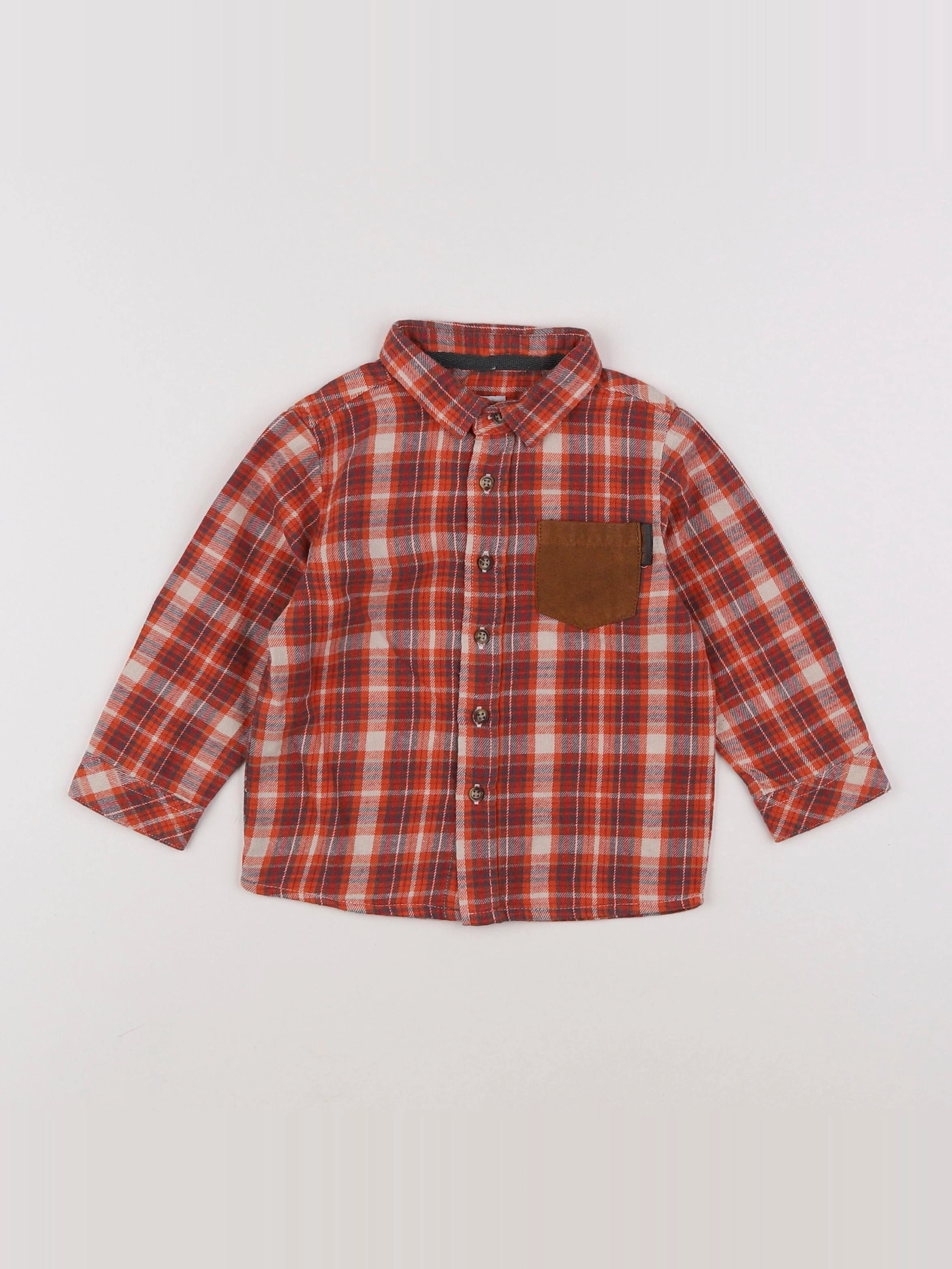 Vertbaudet - chemise multicolore - 18 mois