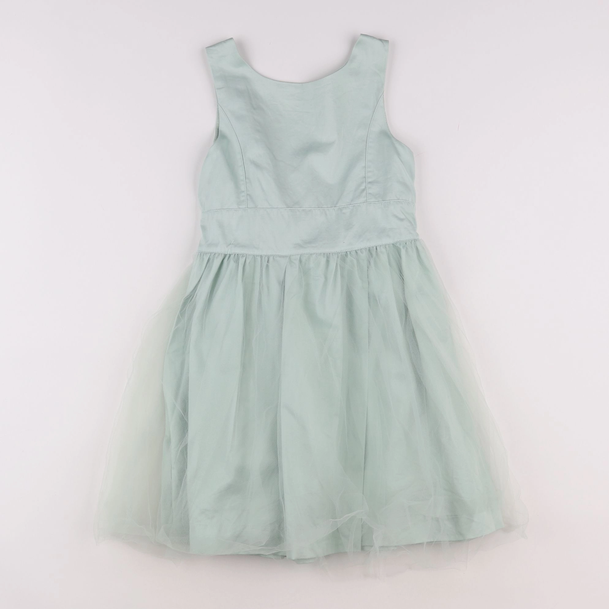 Vertbaudet - robe vert - 7 ans