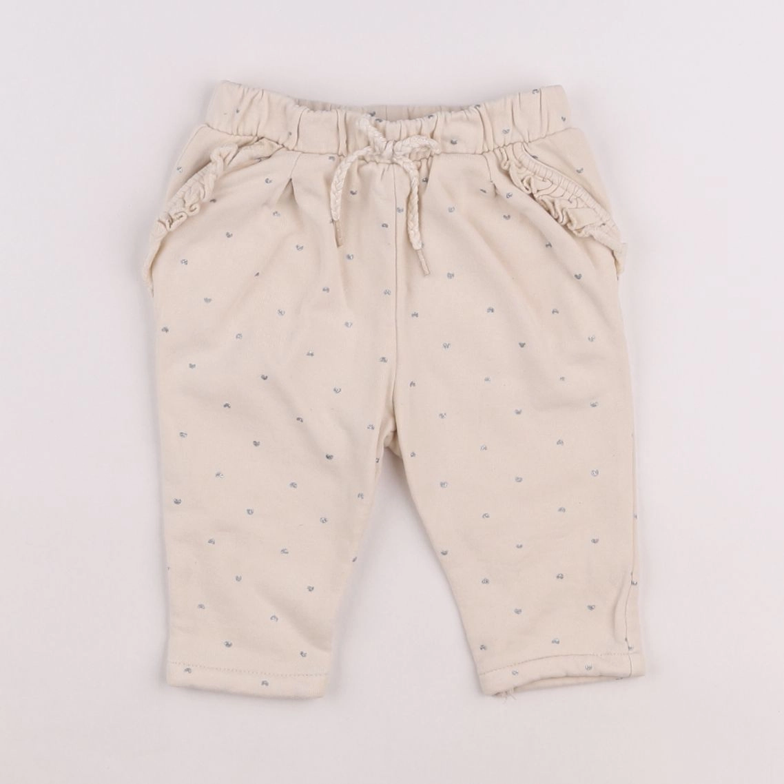 Vertbaudet - pantalon beige - 9 mois