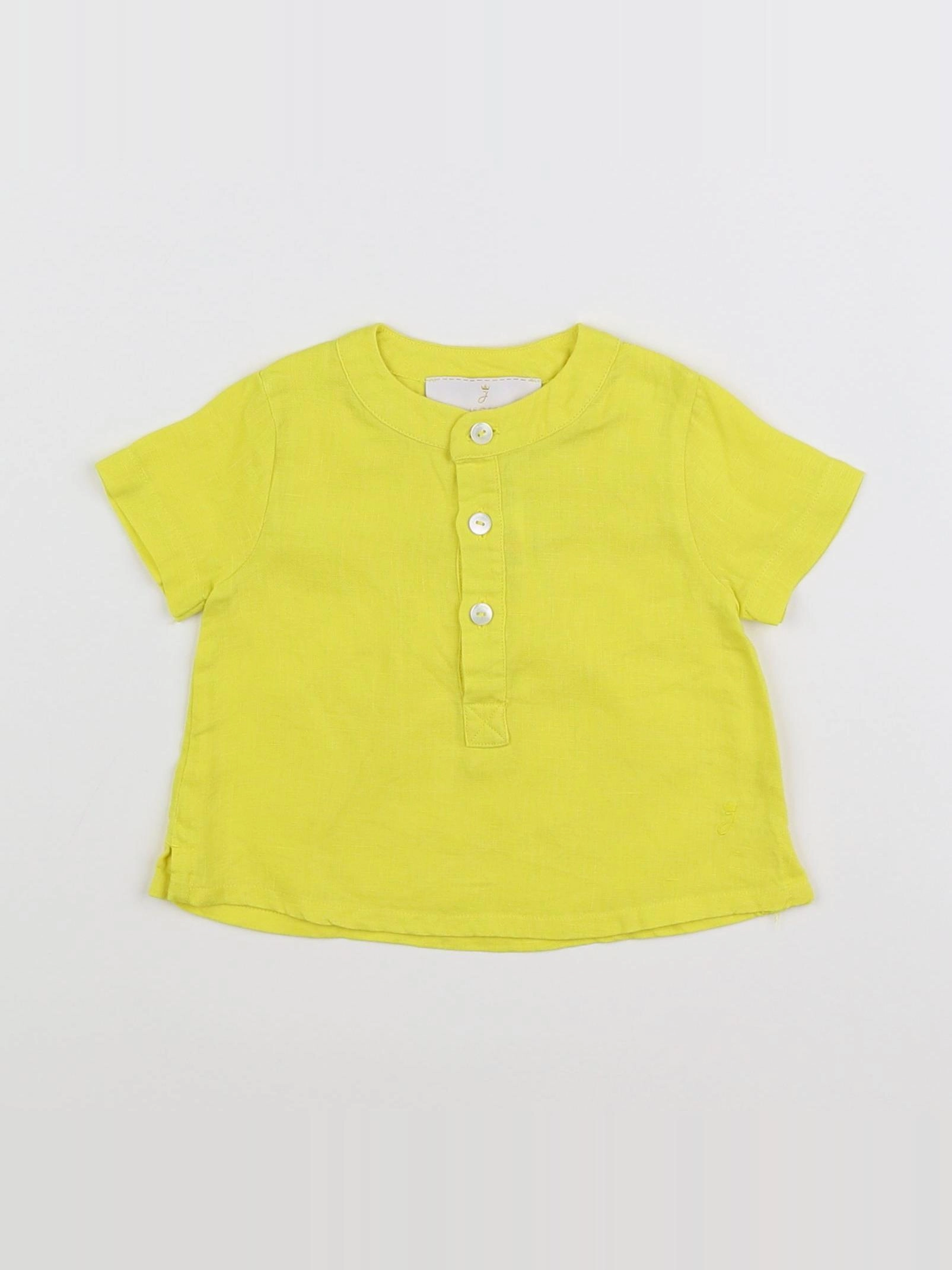 Jacadi - chemise jaune - 6 mois