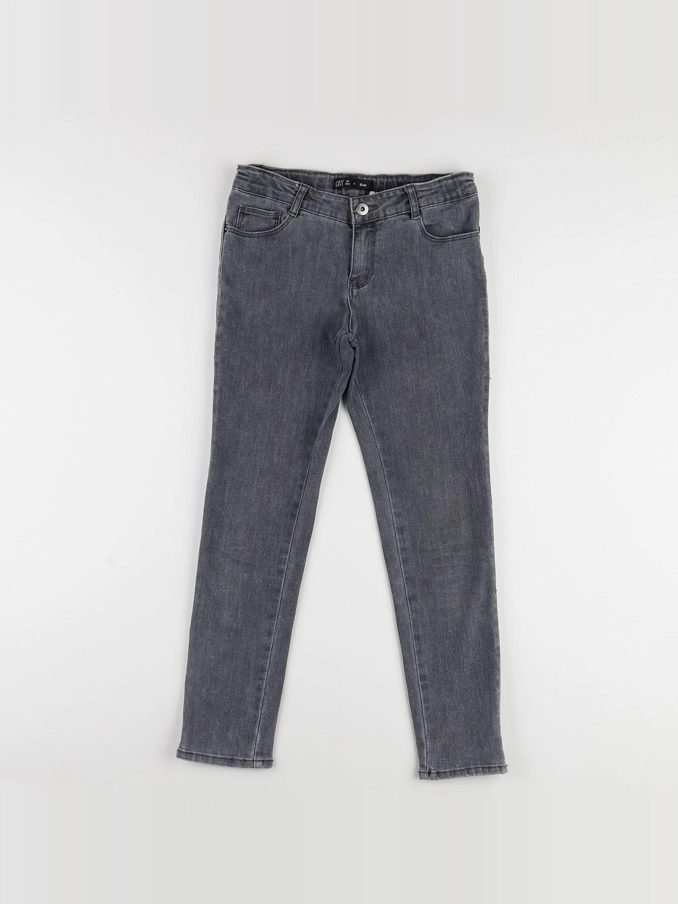 IKKS - jean gris - 12 ans