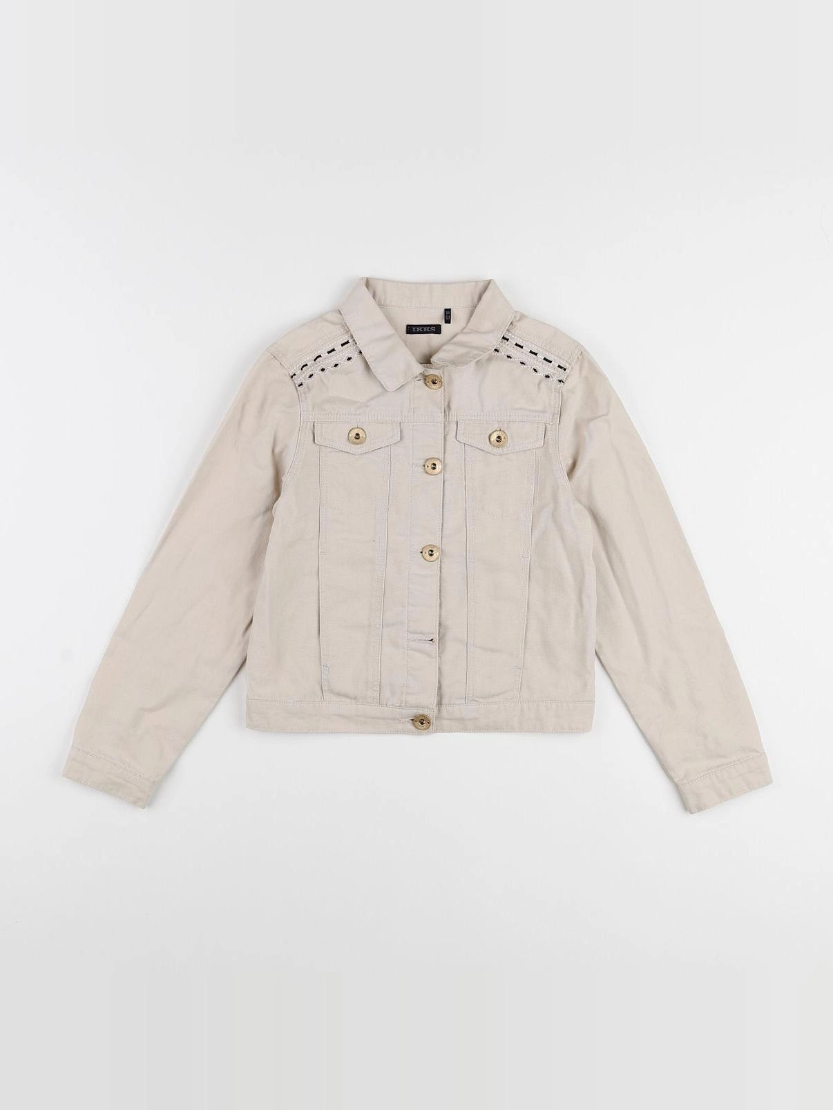 IKKS - veste beige - 8 ans