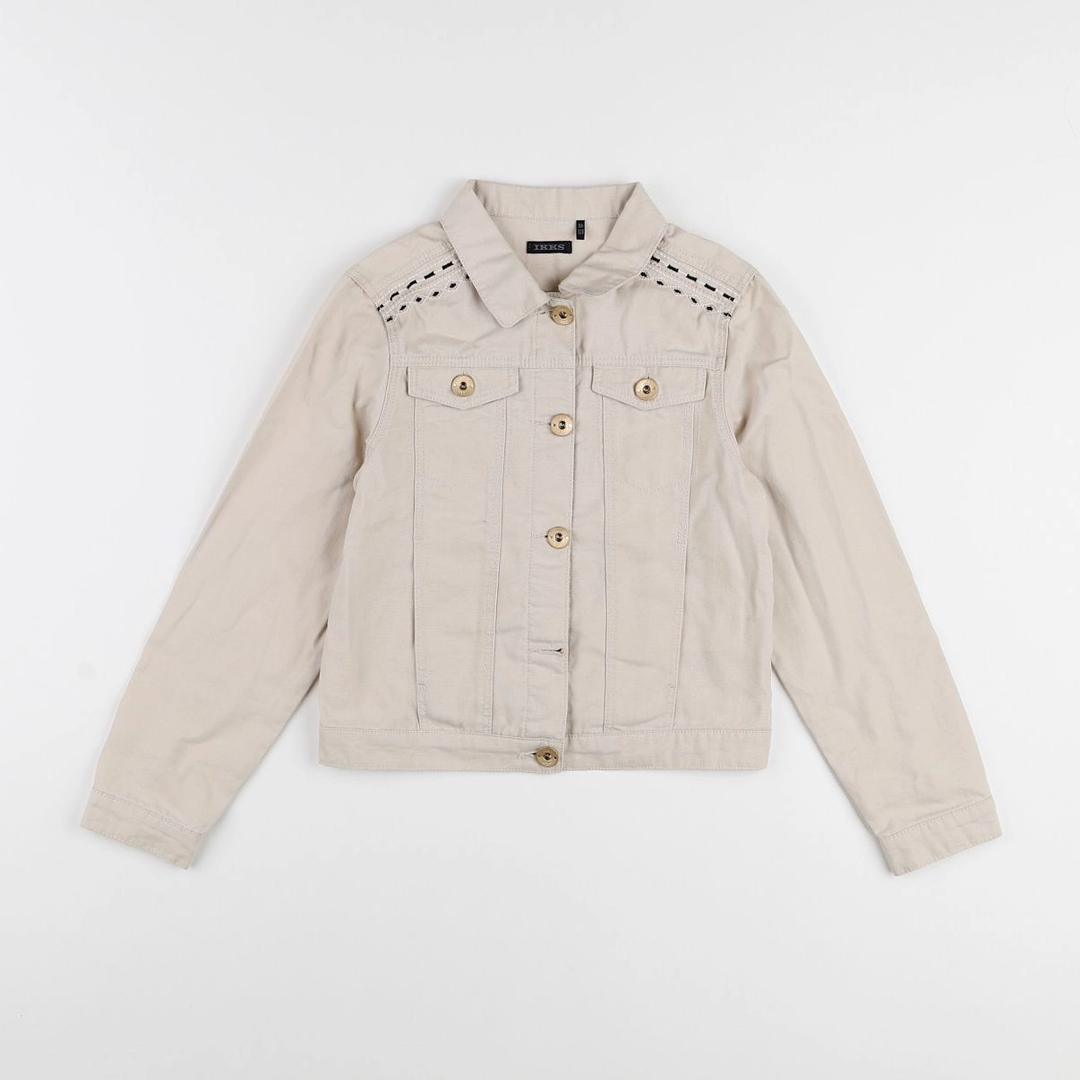 IKKS - veste beige - 8 ans