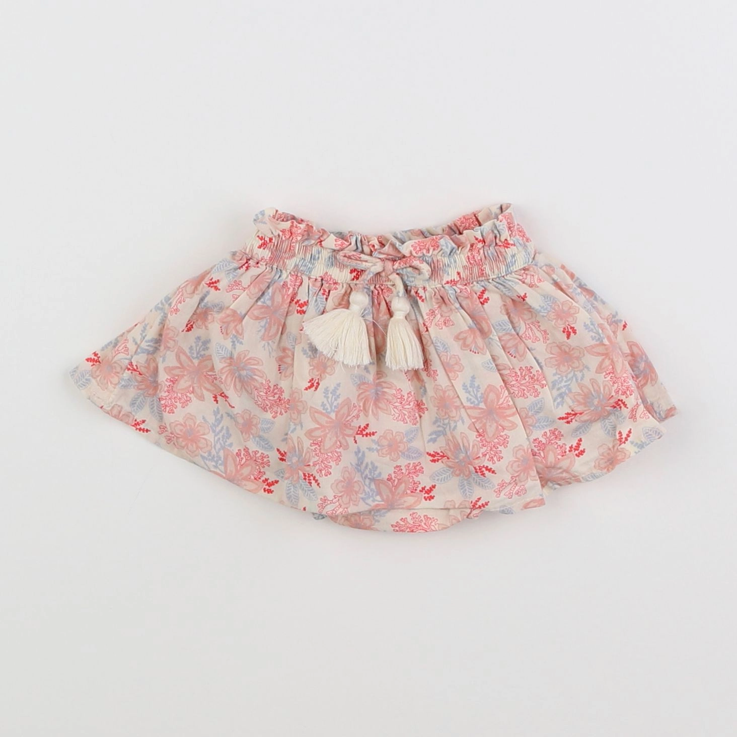 Vertbaudet - jupe short multicolore - 3 mois