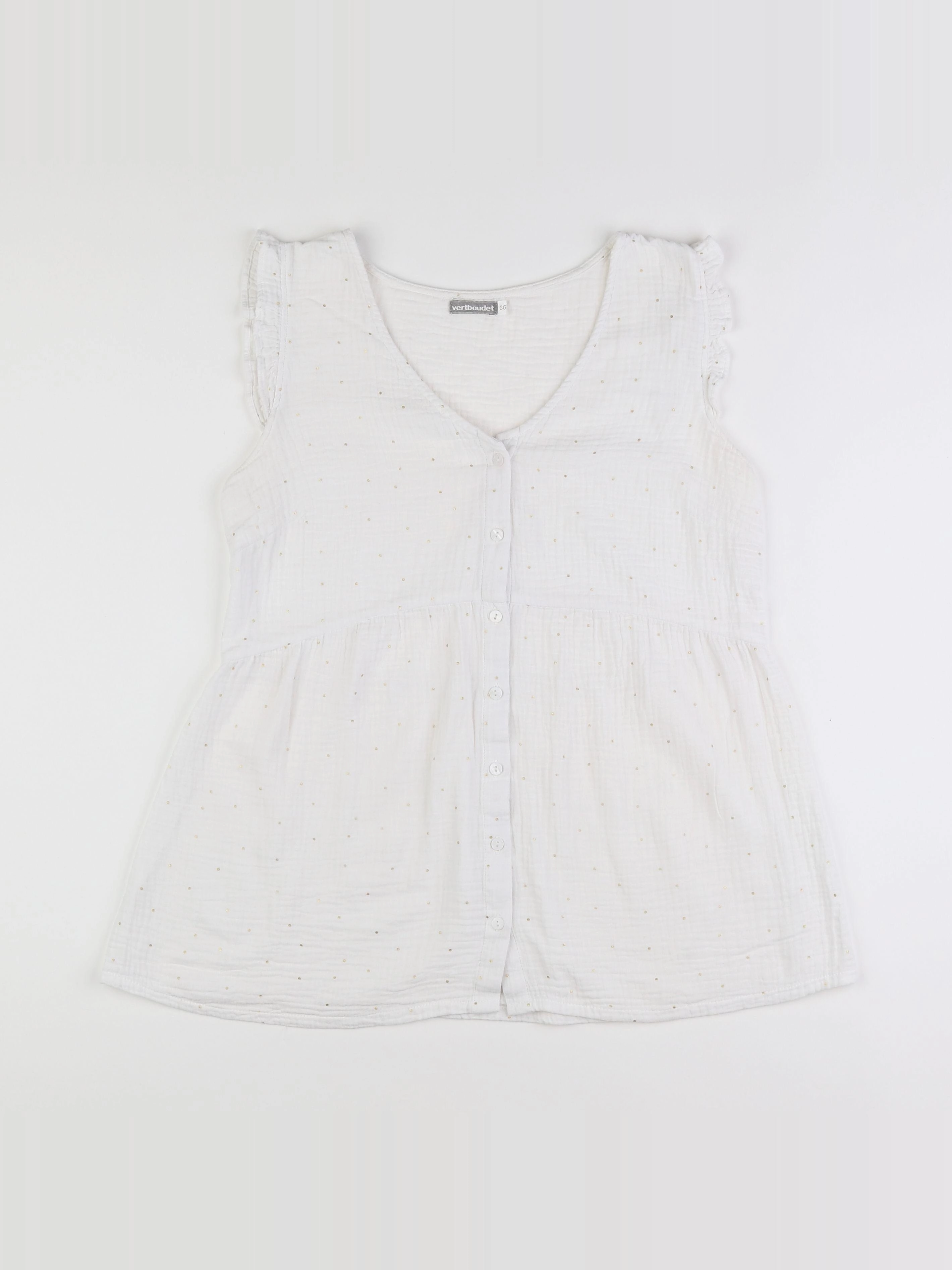 Vertbaudet - blouse grossesse blanc - 36