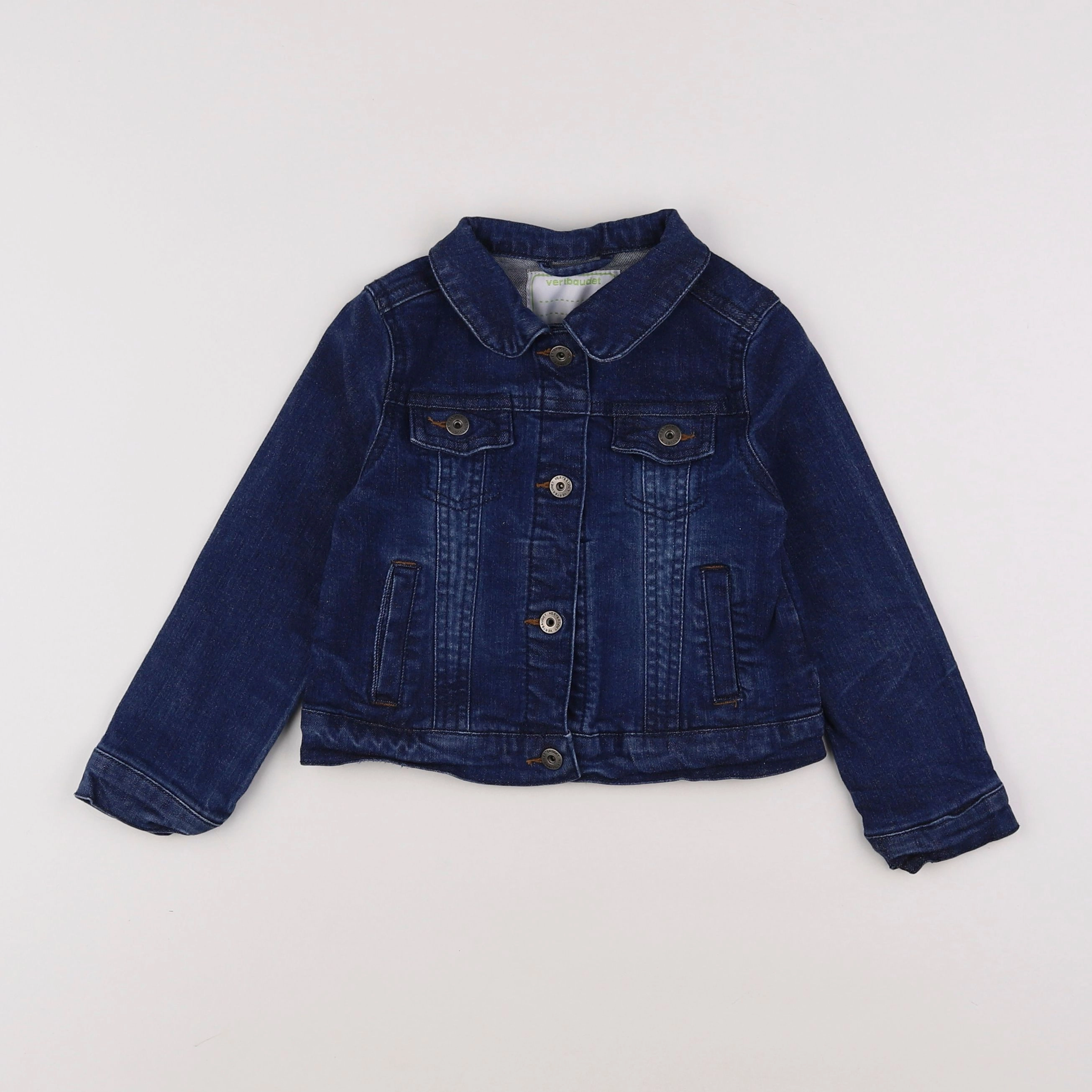 Vertbaudet - veste bleu - 4 ans