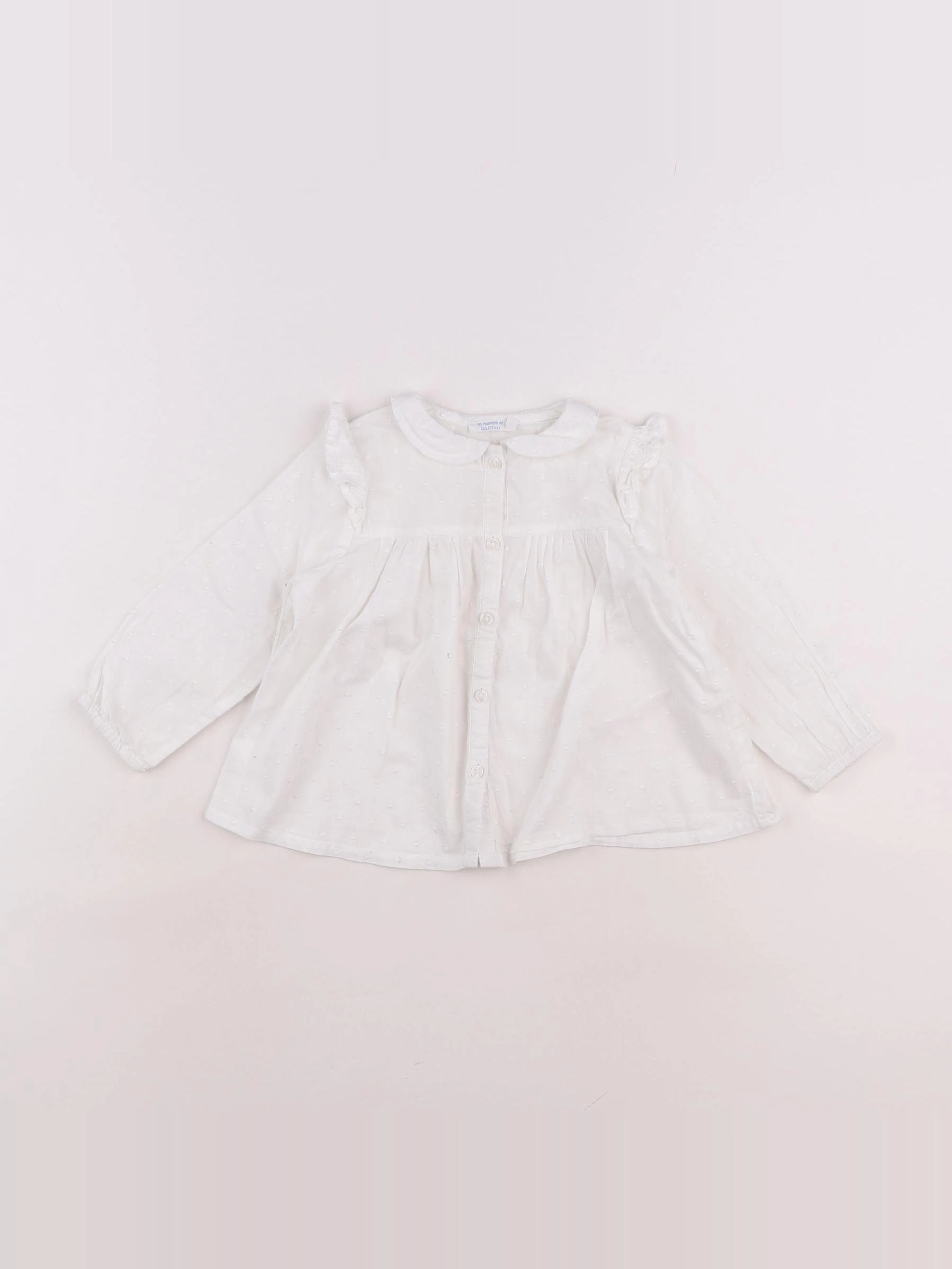 Boutchou - blouse blanc - 18 mois