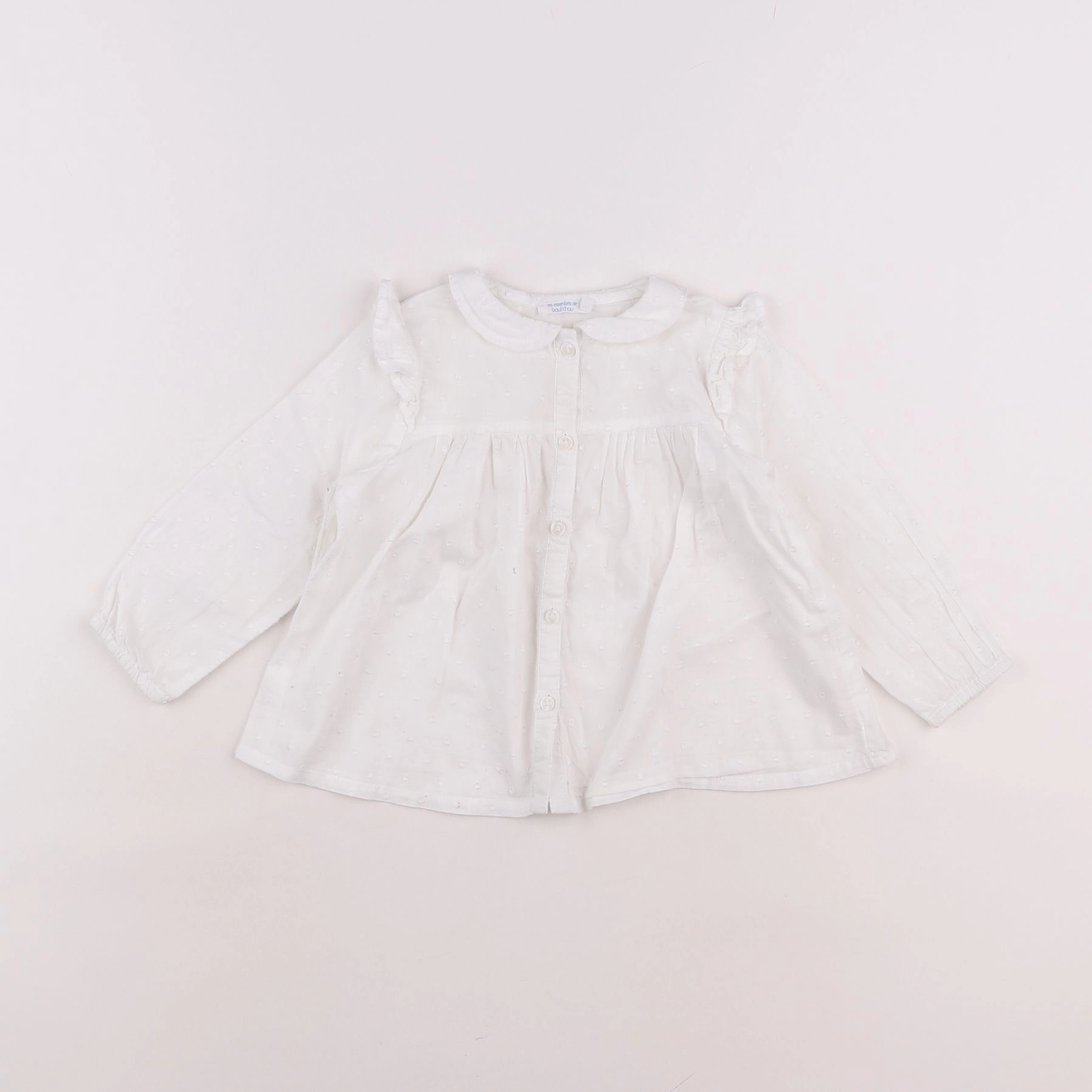 Boutchou - blouse blanc - 18 mois