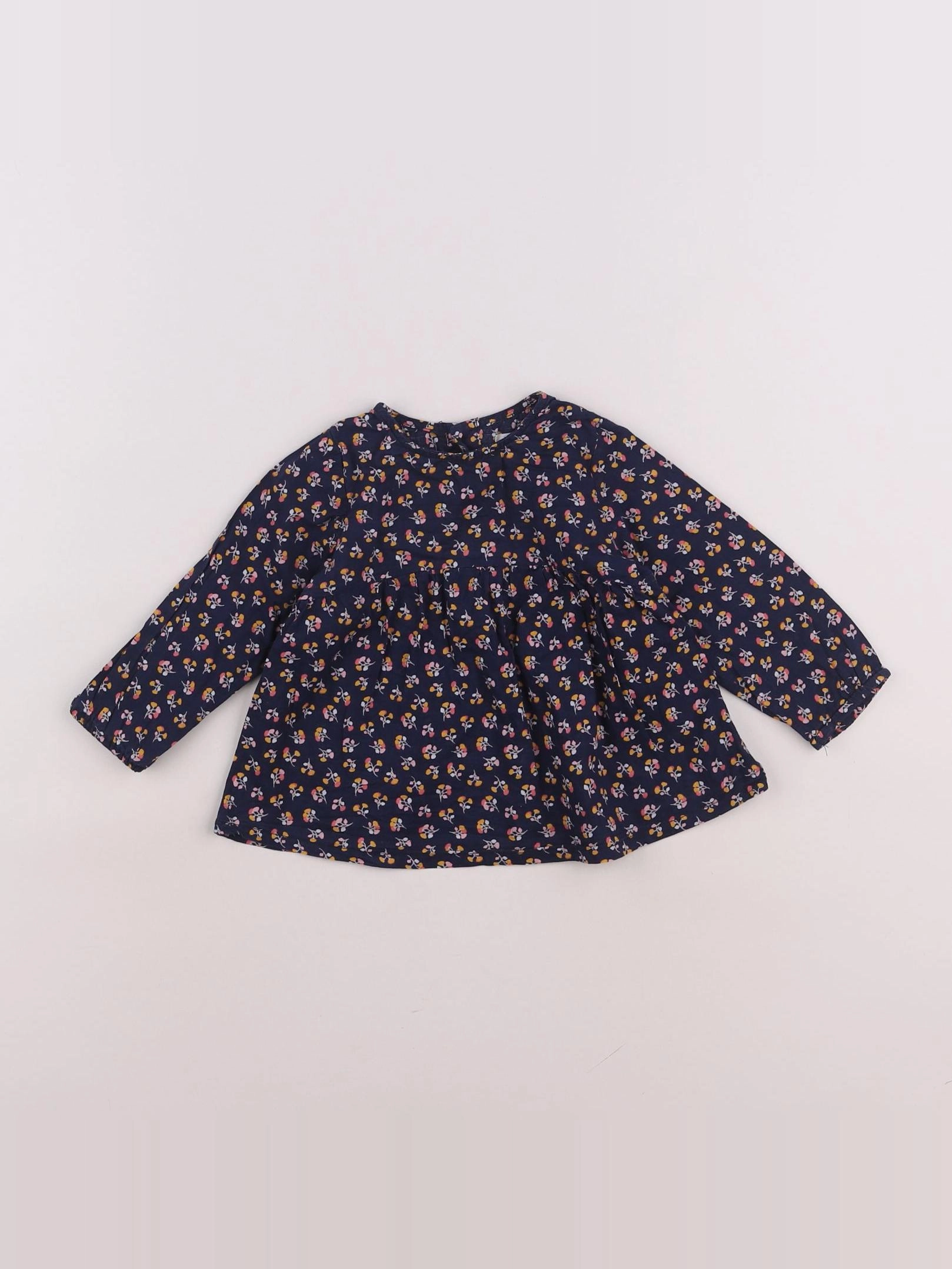 Boutchou - blouse bleu - 12 mois