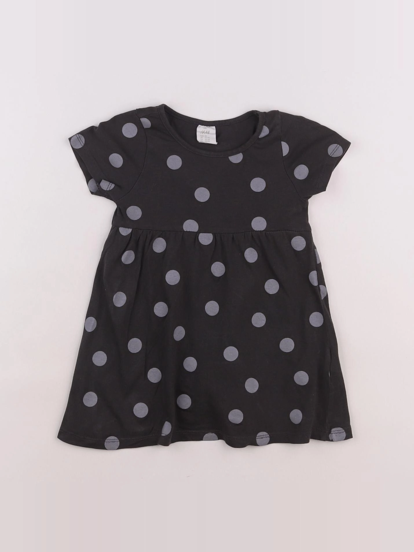H&M - robe gris - 2 ans