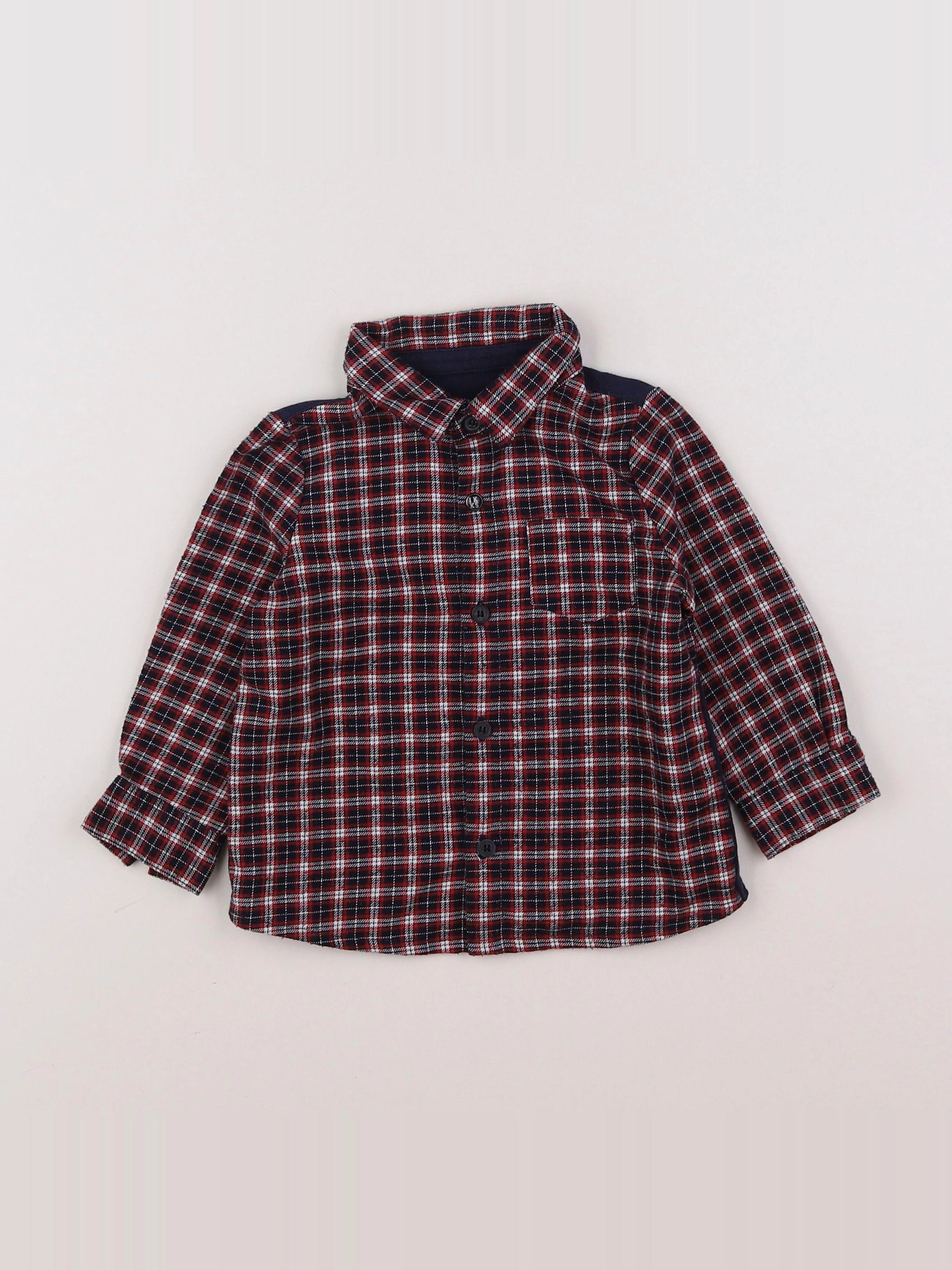 IKKS - chemise rouge - 12 mois