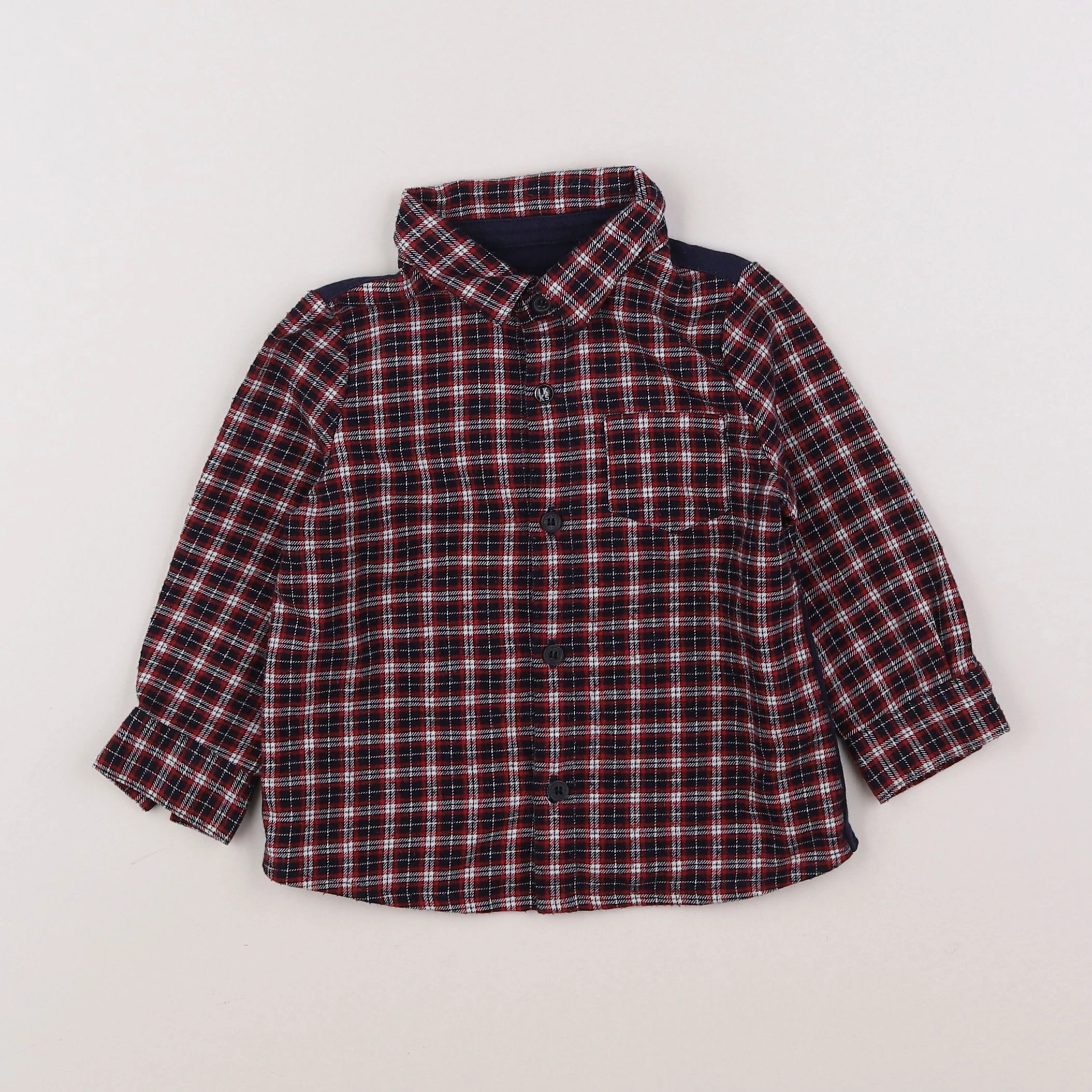 IKKS - chemise rouge - 12 mois